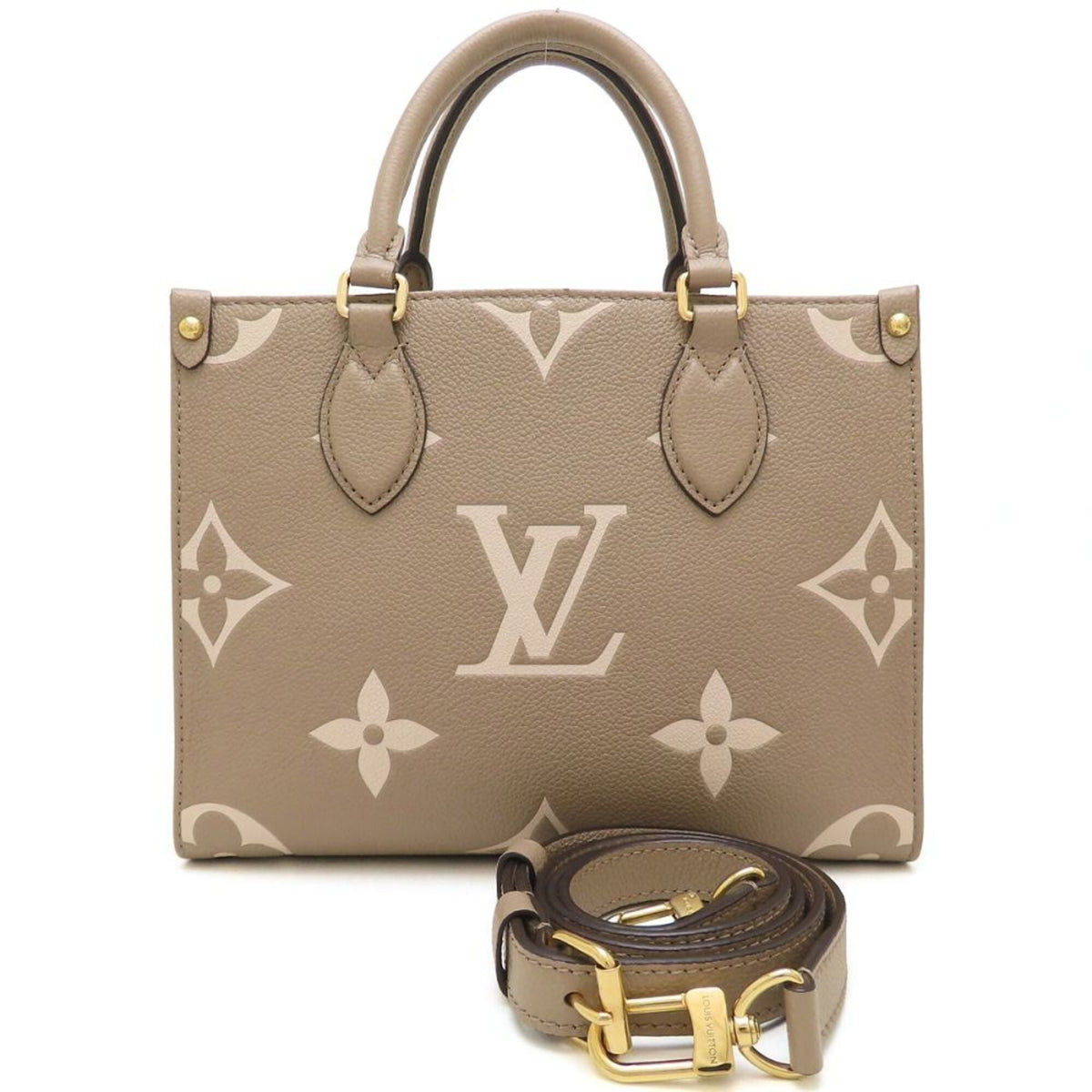 Louis Vuitton Tourterelle Monogram Empreinte Handbag (Pre-Owned)