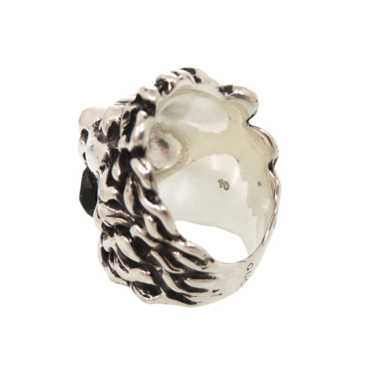 Gucci Silver Metal Band Ring (Pre-Owned)
