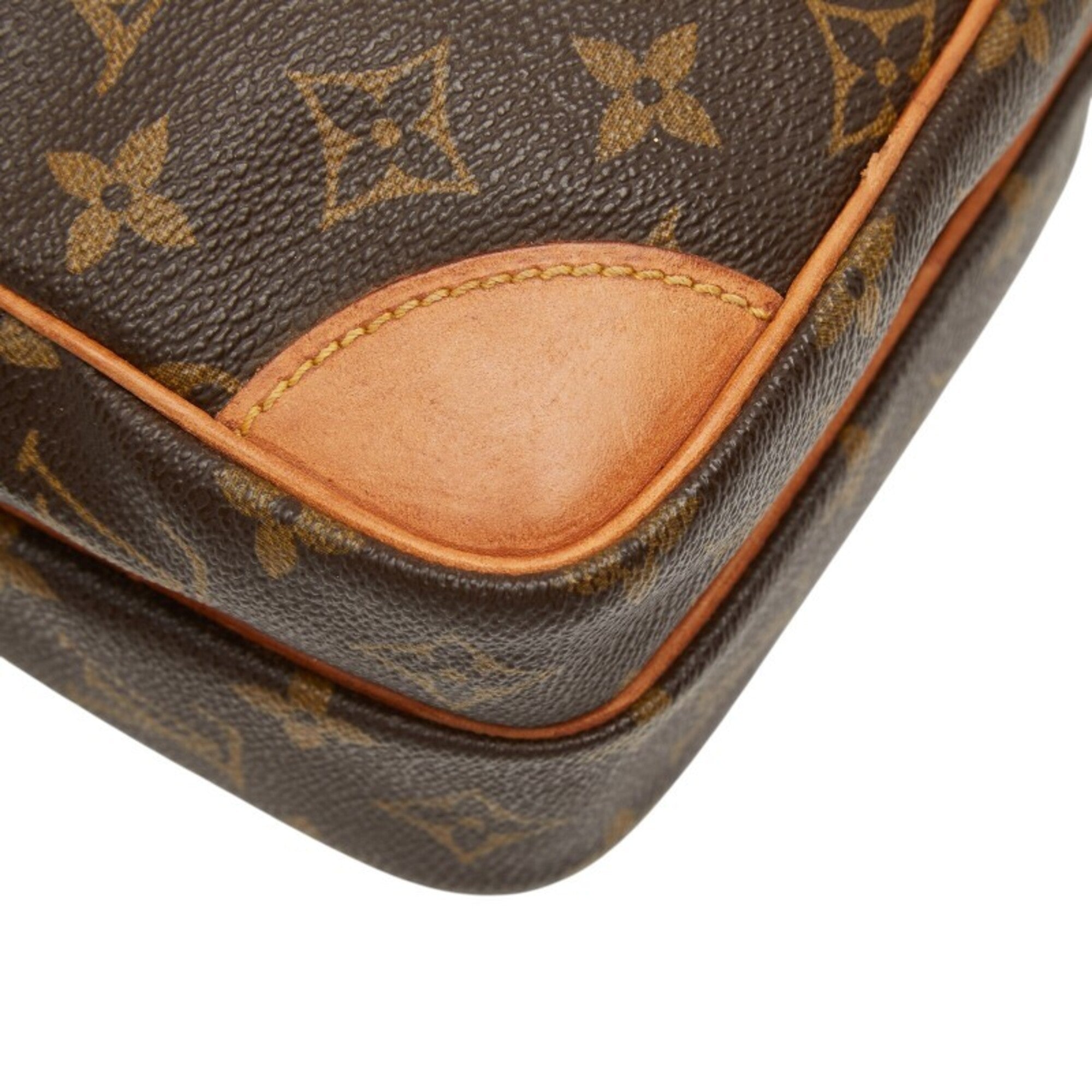 Louis Vuitton Brown Pvc Leather Shoulder Bag (Pre-Owned)