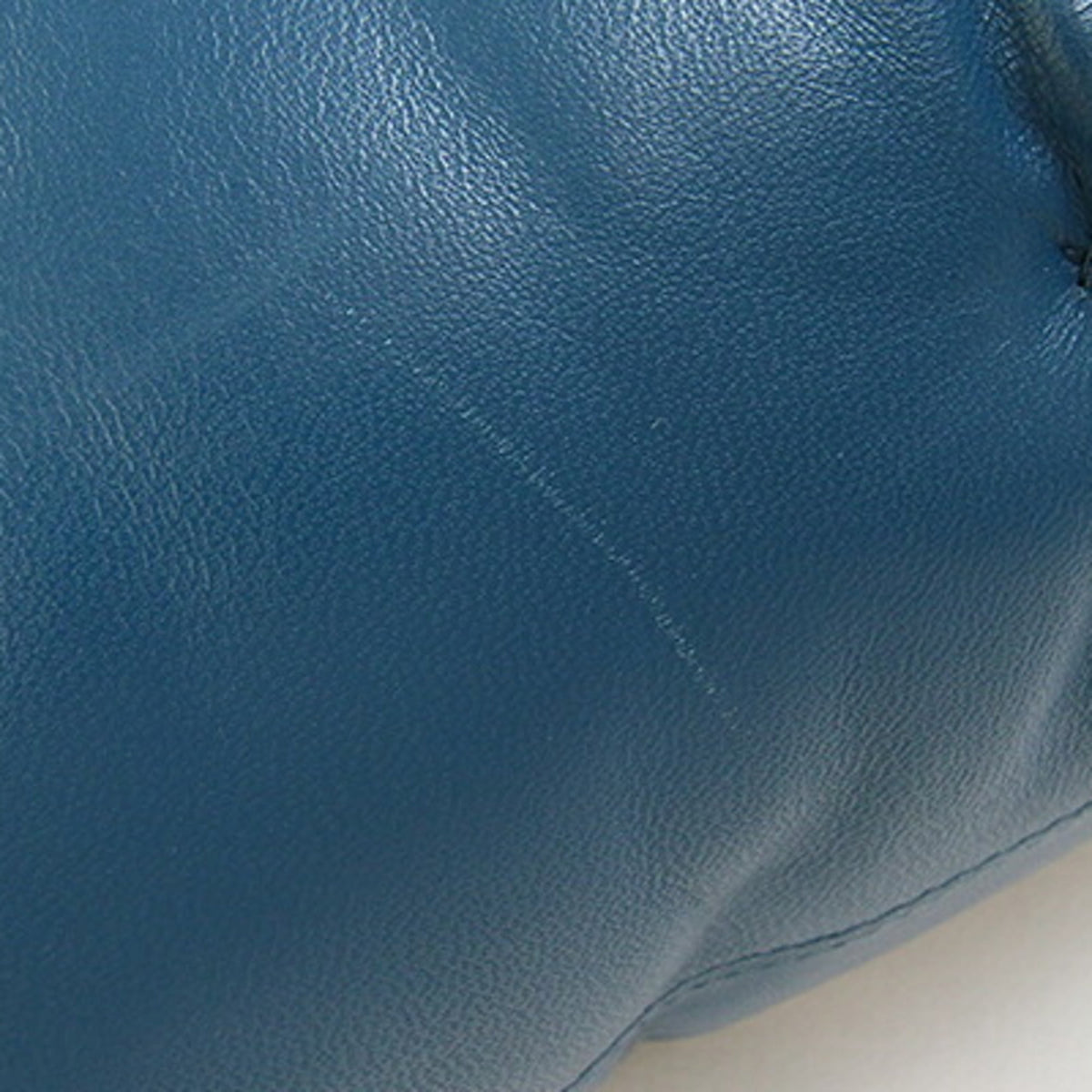 Anya Hindmarch Blue Leather Handbag (Pre-Owned)