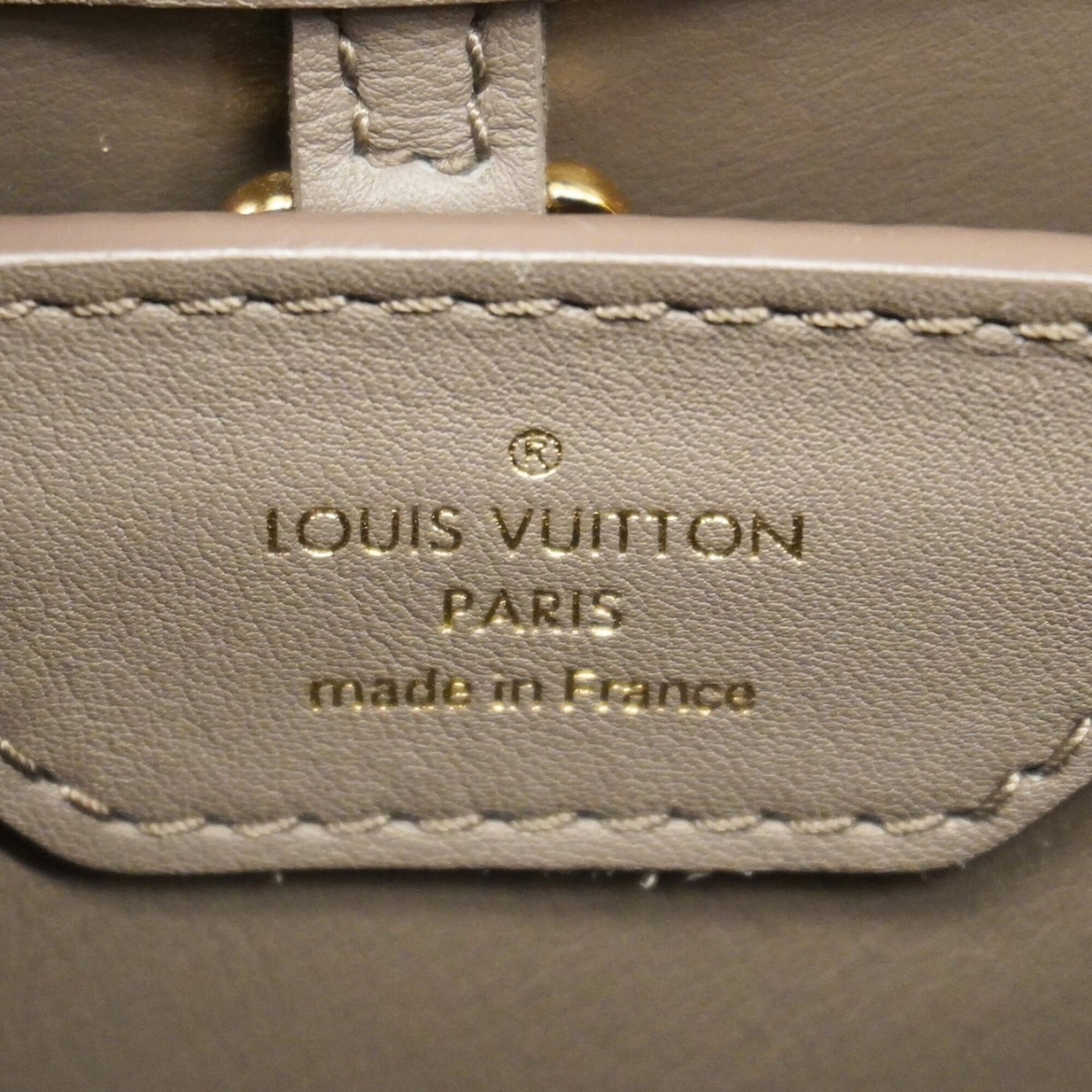 Louis Vuitton Taupe Handbag (Pre-Owned)