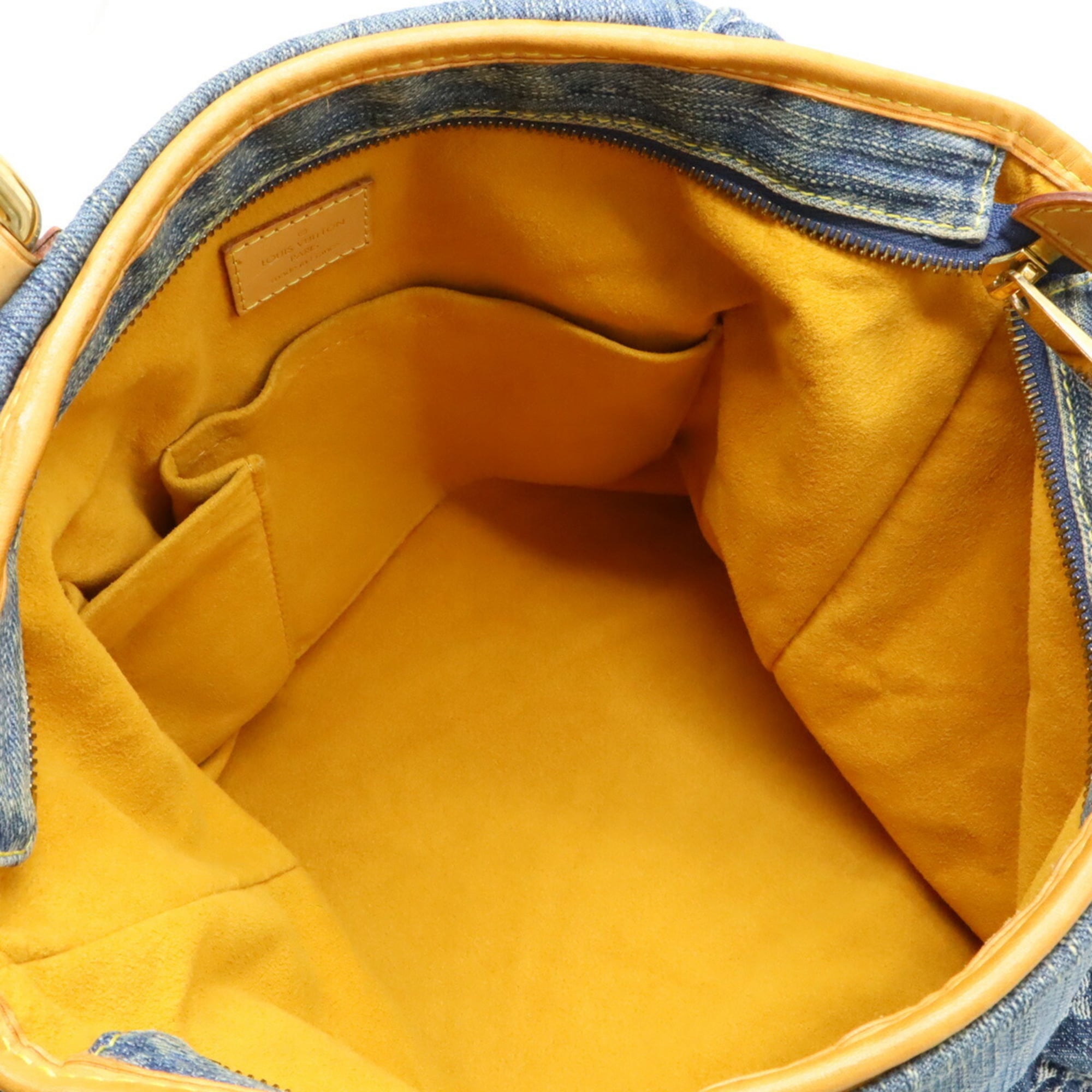 Louis Vuitton Monogram Denim Blue Monogram Denim Handbag Shoulder Bag Tote Bag (Pre-Owned)
