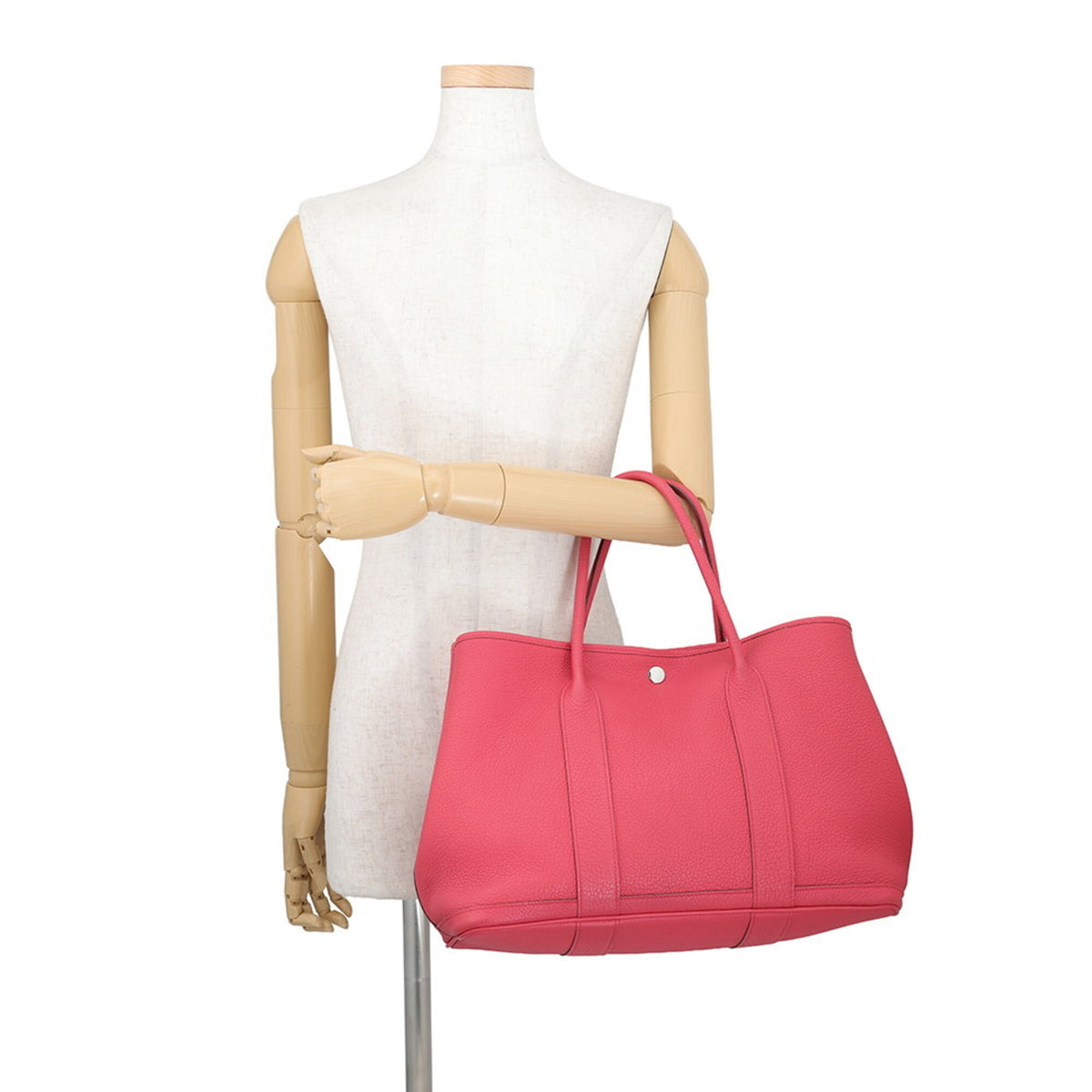 Hermes Bougainvillier Negonda Leather Handbag Tote Bag (Pre-Owned)