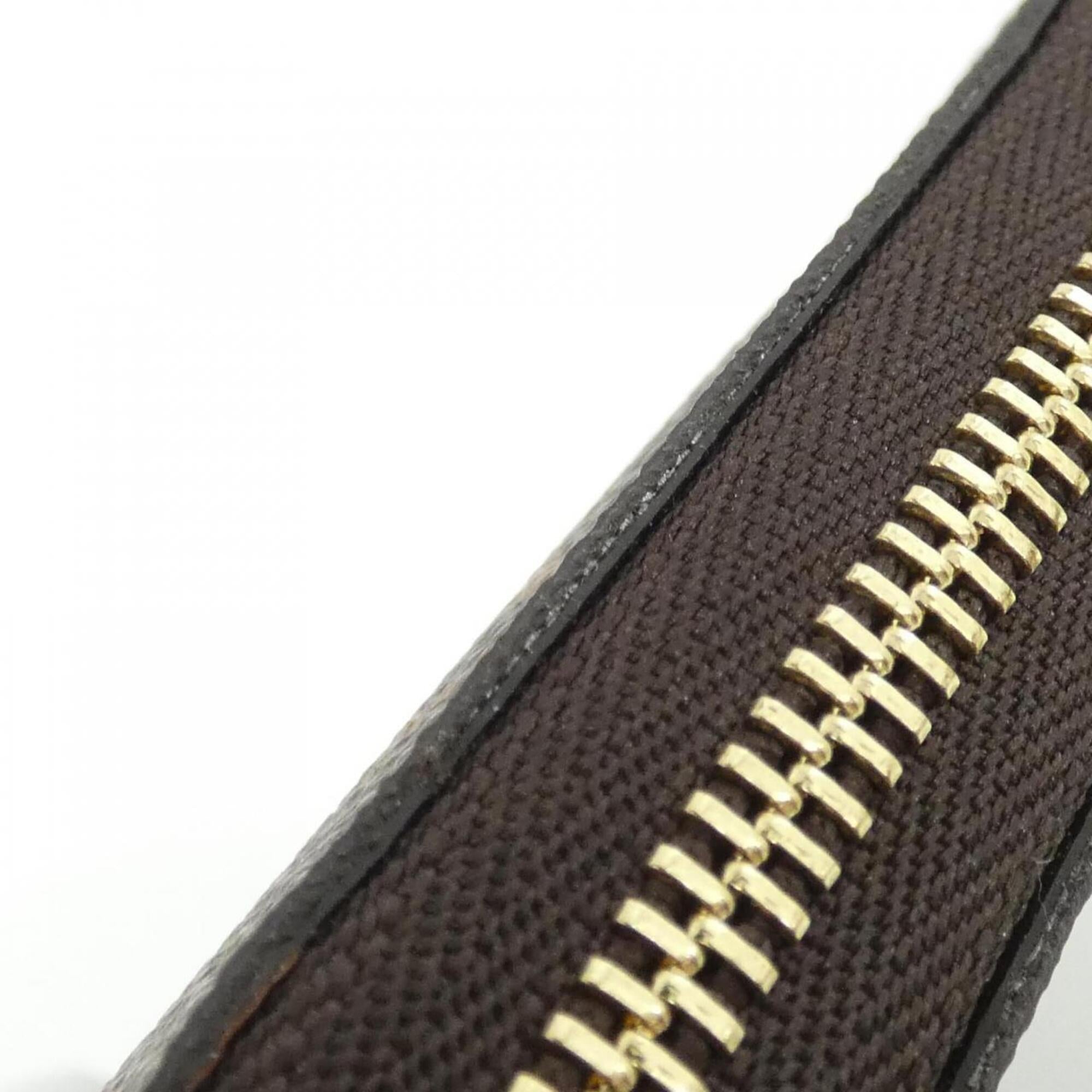 Louis Vuitton Marron Coated Canvas Coin Purse/Coin Case (Pre-Owned)