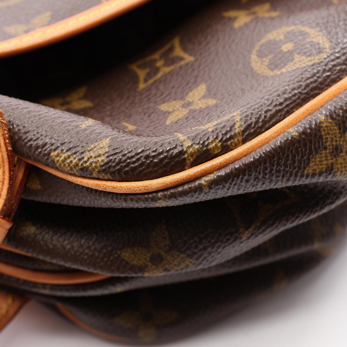 Louis Vuitton Brown Coated Canvas Pvc Monogram Leather Handbag Shoulder Bag (Pre-Owned)