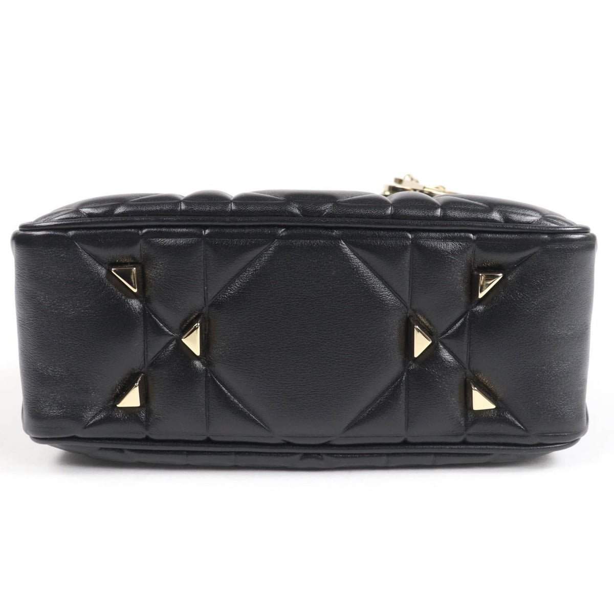Christian Dior Black Leather Handbag Shoulder Bag (Pre-Owned)