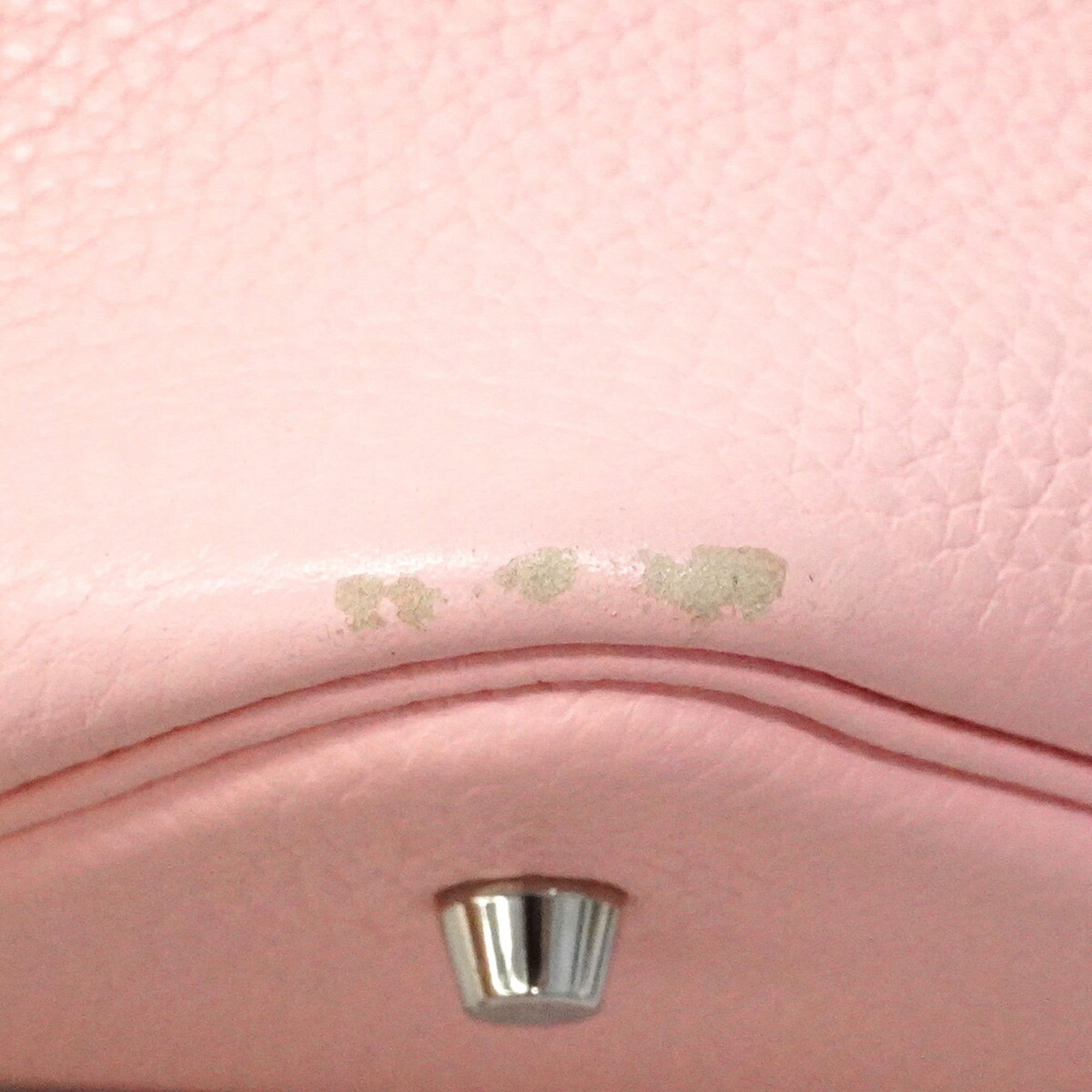 Hermes Rose Sakura Taurillon Clemence Leather Handbag (Pre-Owned)