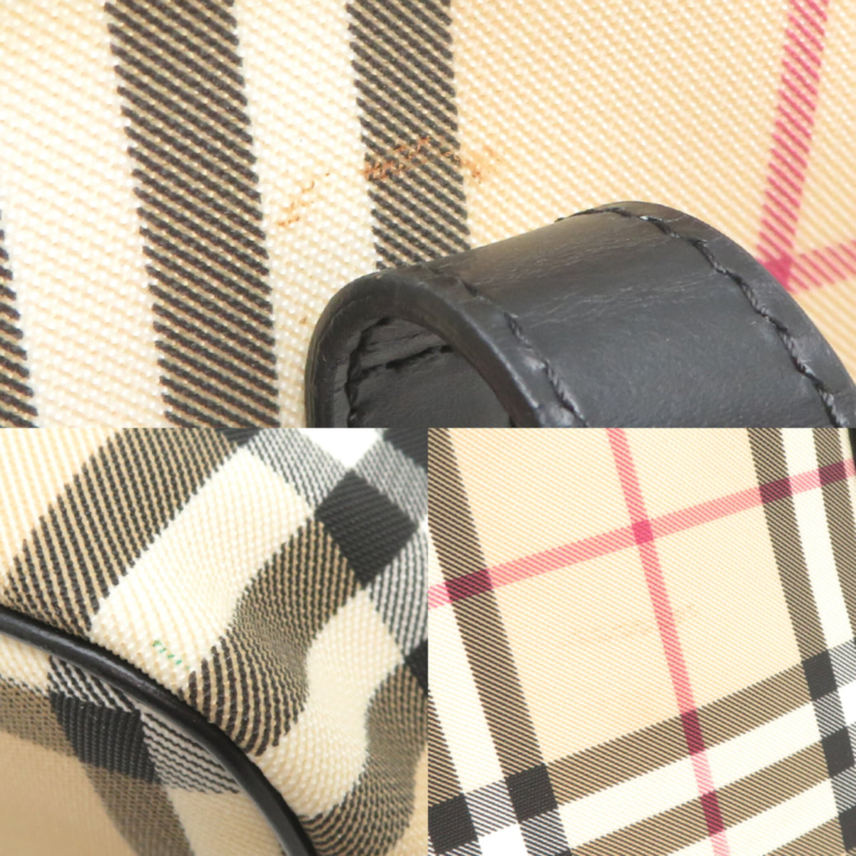 Burberry Brown Pvc Handbag (Pre-Owned)