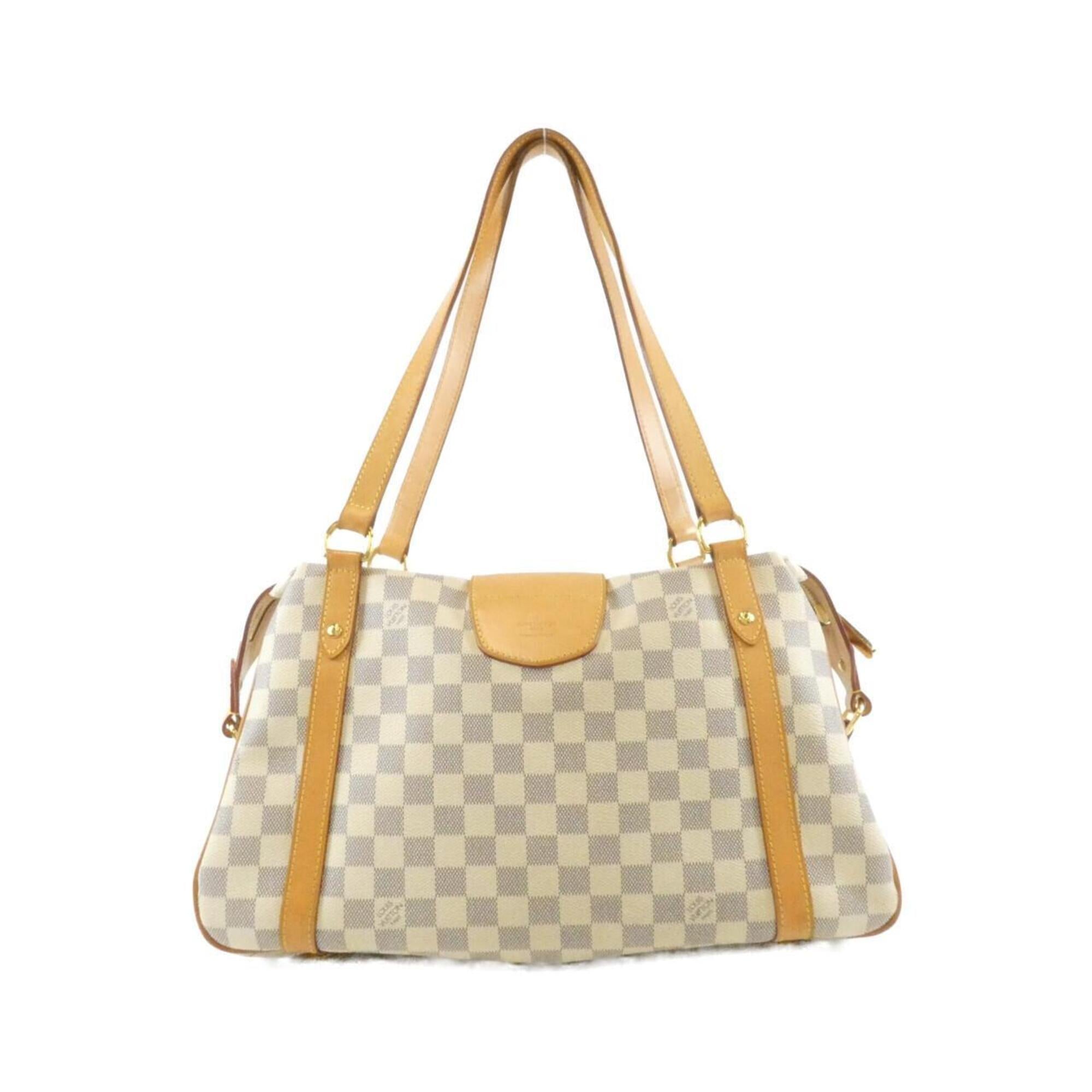 Louis Vuitton Azur Coated Canvas Shoulder Bag (Pre-Owned)