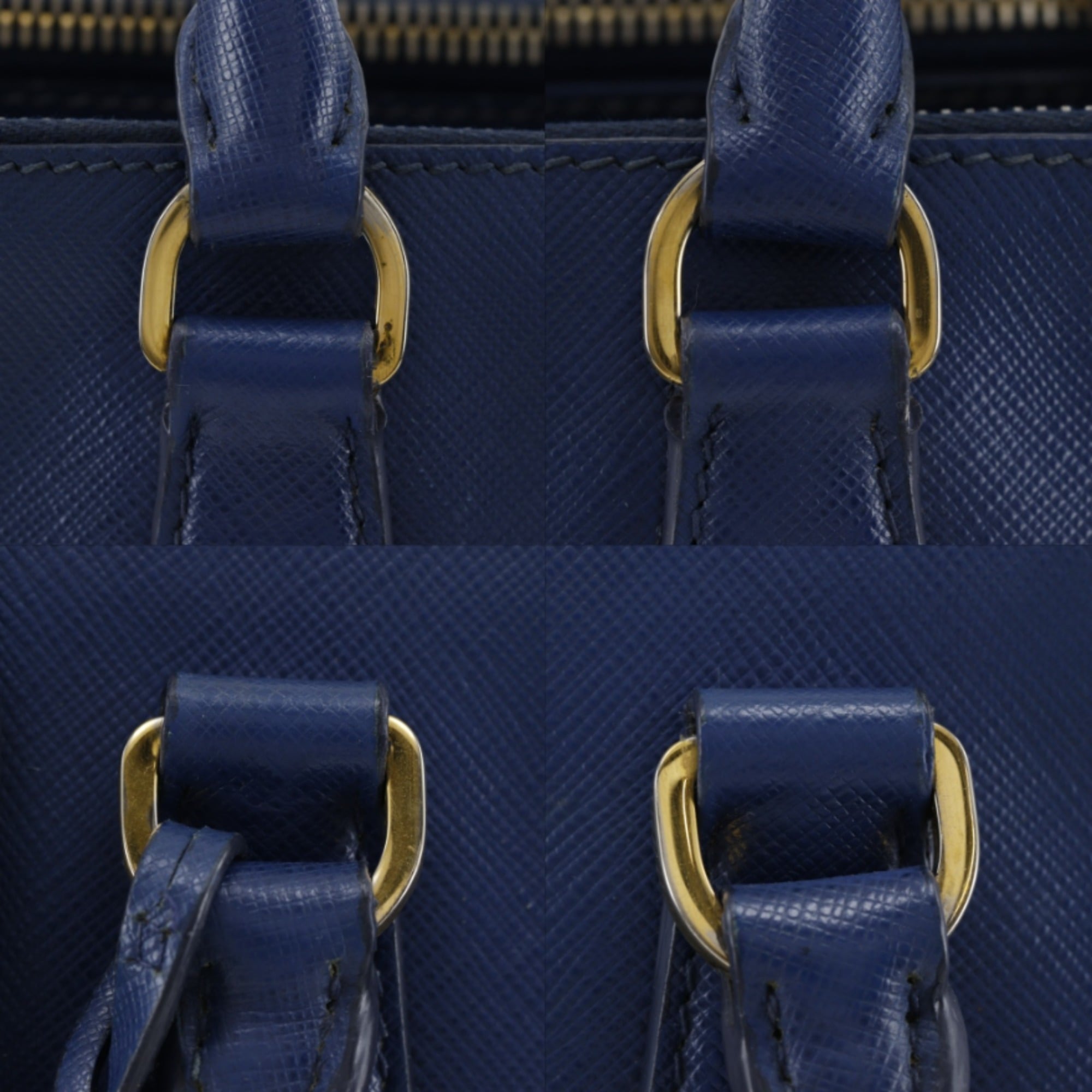 Prada Blue Saffiano Tote Bag (Pre-Owned)