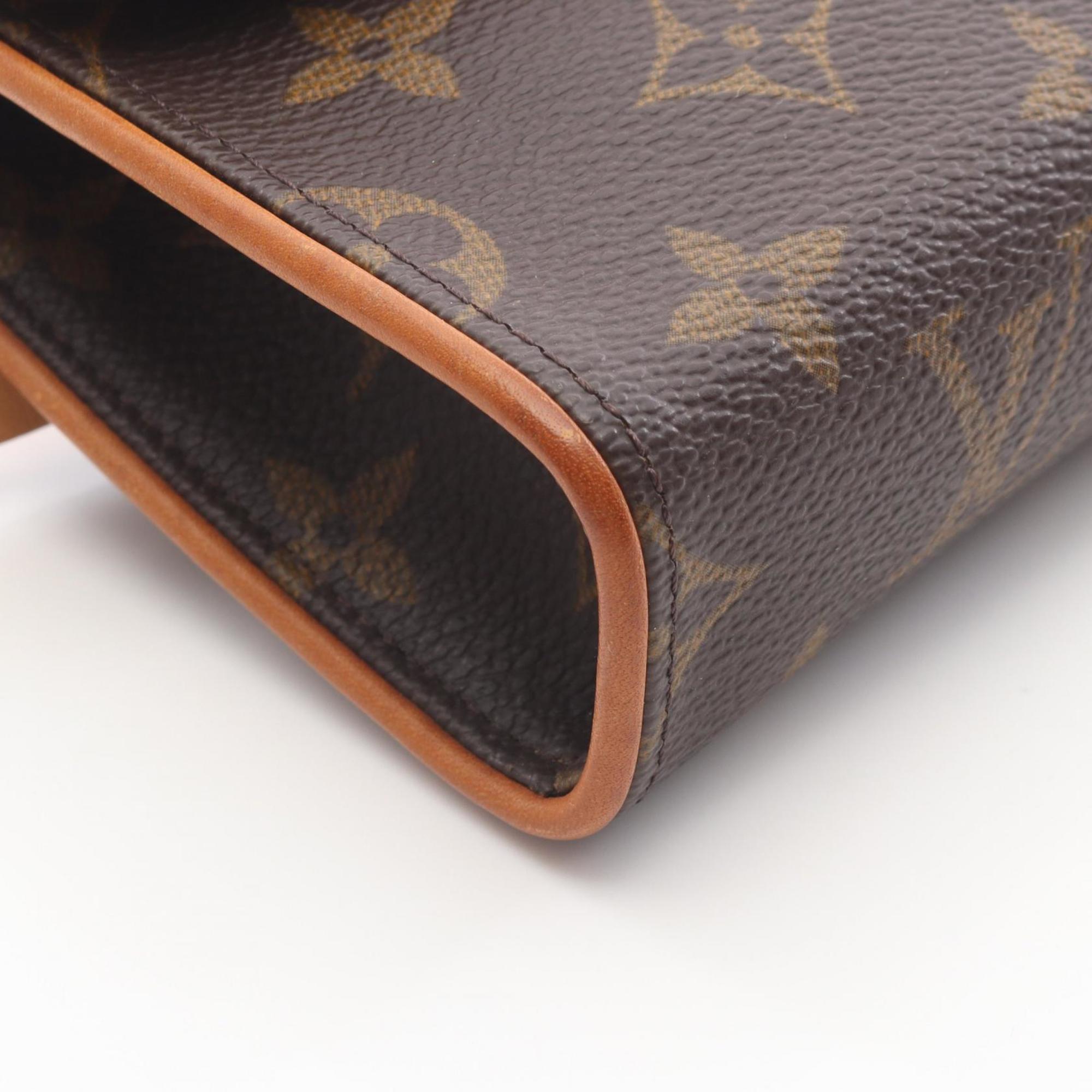 Louis Vuitton Brown Monogram Coated Canvas Leather Fanny Pack Sling Bag (Pre-Owned)