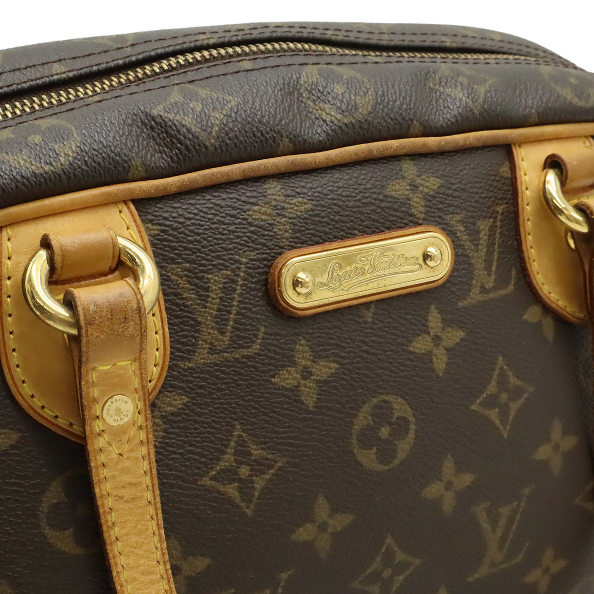 Louis Vuitton Brown Monogram Canvas Pvc Coated Canvas Handbag Shoulder Bag (Pre-Owned)