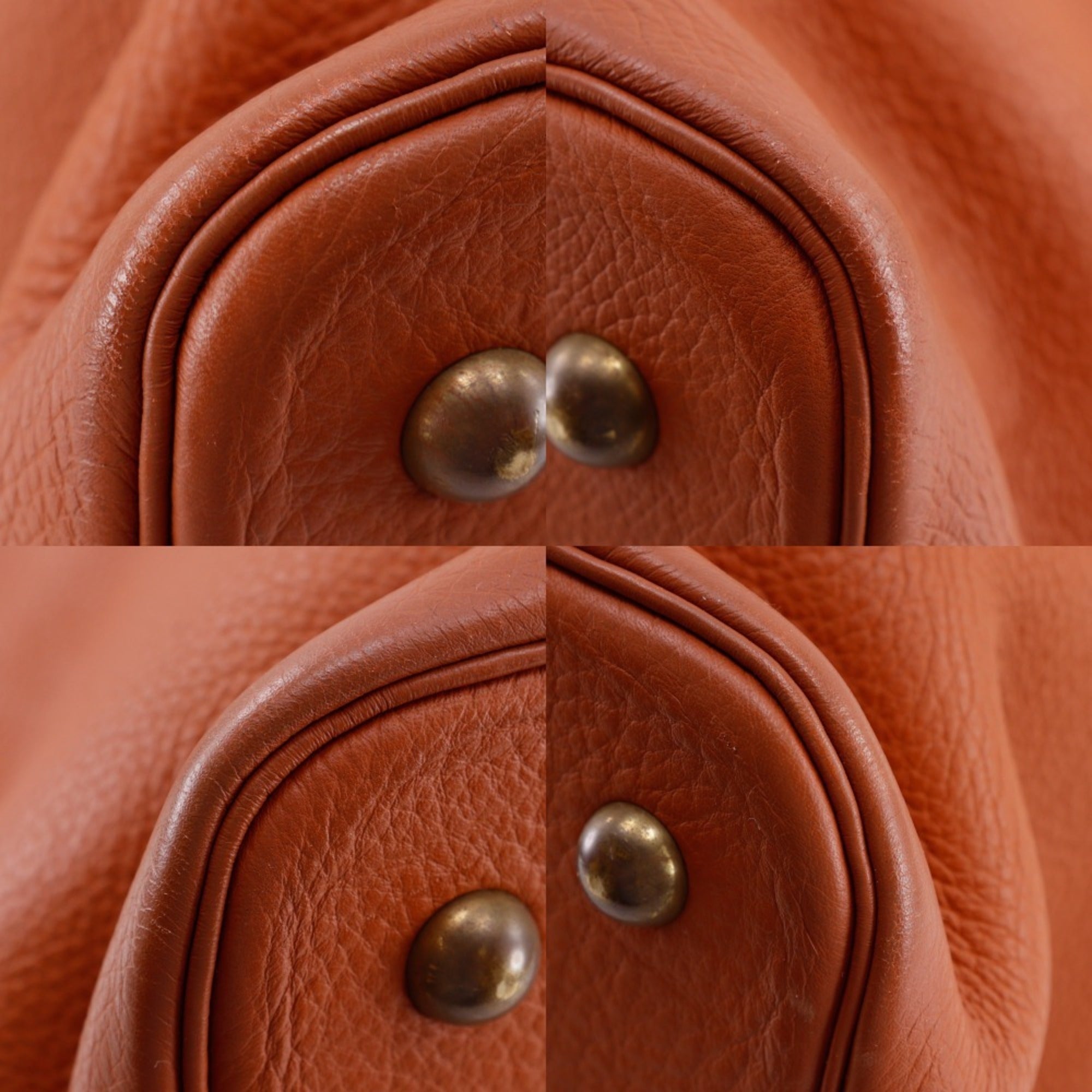 Hermes Brown Taurillon Clemence Leather Tote Bag (Pre-Owned)