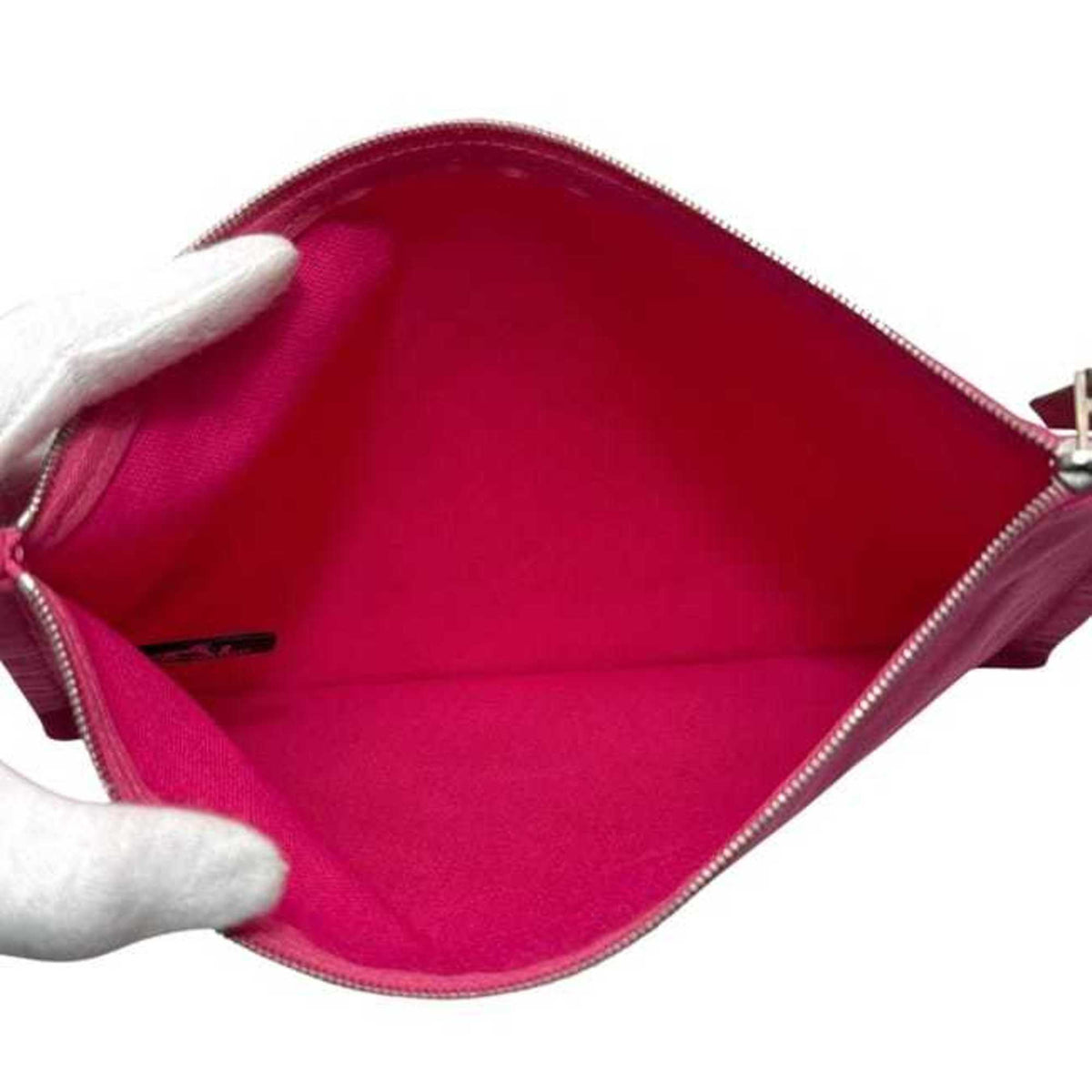 Hermes Pink Cotton Pouch (Pre-Owned)