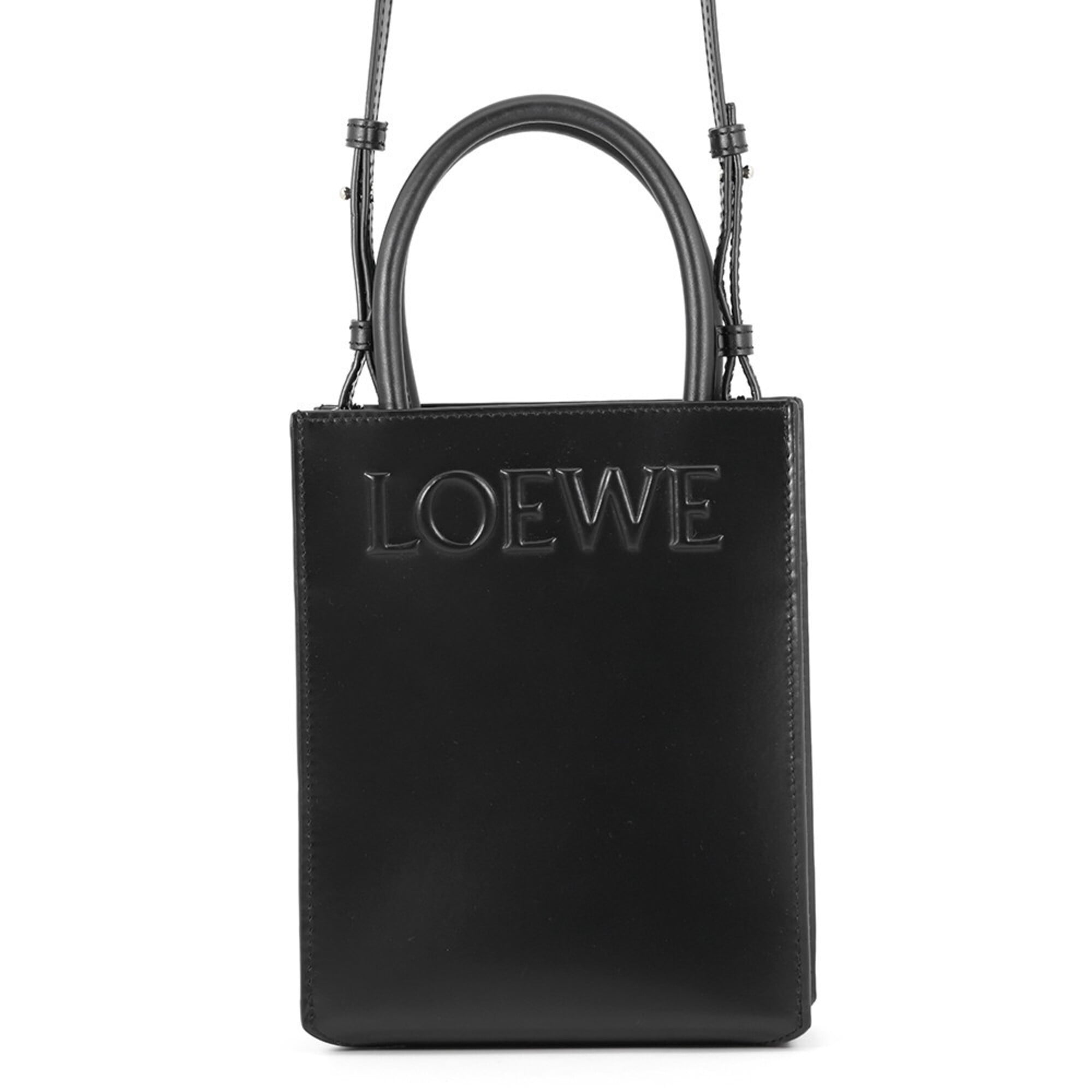 Loewe Black Leather Handbag (Pre-Owned)