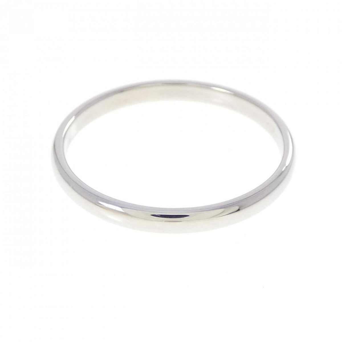 Tiffany Silver Platinum 950 Band Ring (Pre-Owned)