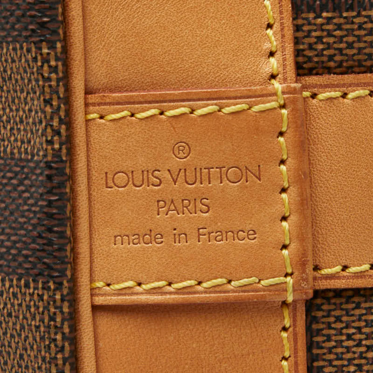 Louis Vuitton Damier Brown Pvc Leather Boston Bag (Pre-Owned)