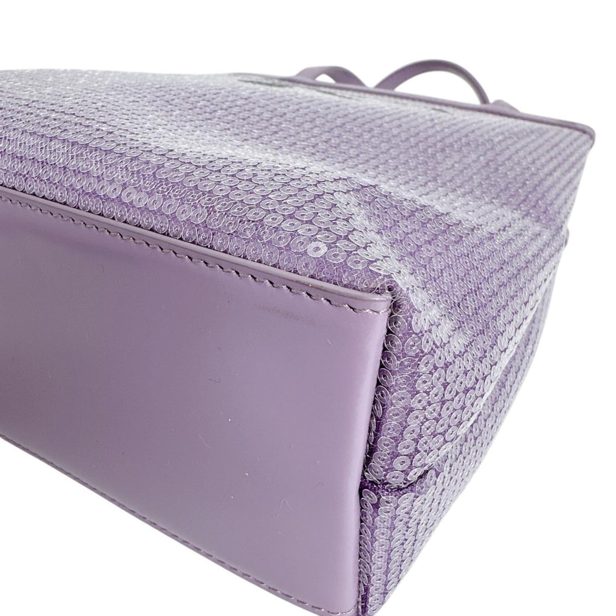 Prada Purple Spangles Handbag Pouch Tote Bag (Pre-Owned)