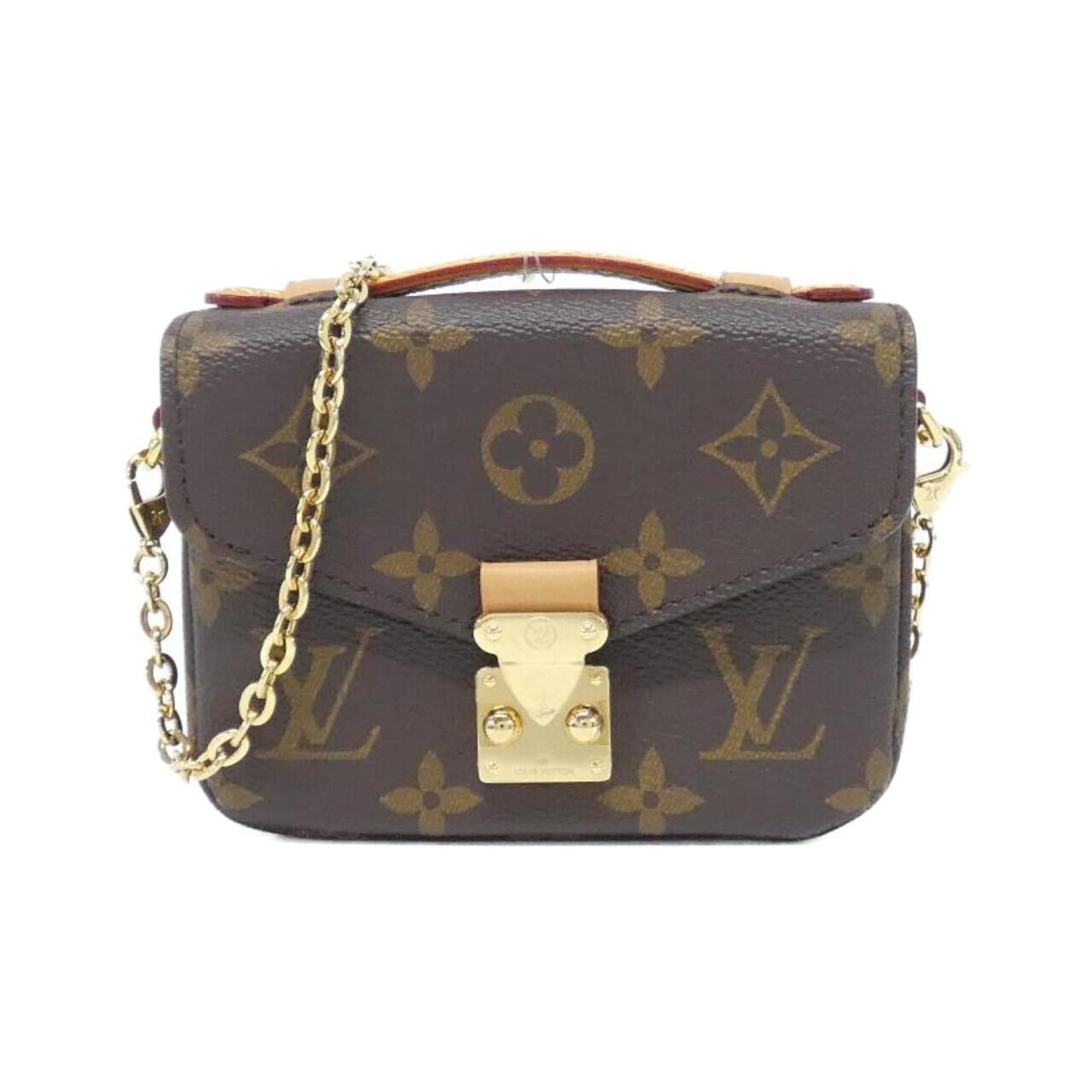 Louis Vuitton Marron Coated Canvas Shoulder Bag (Pre-Owned)