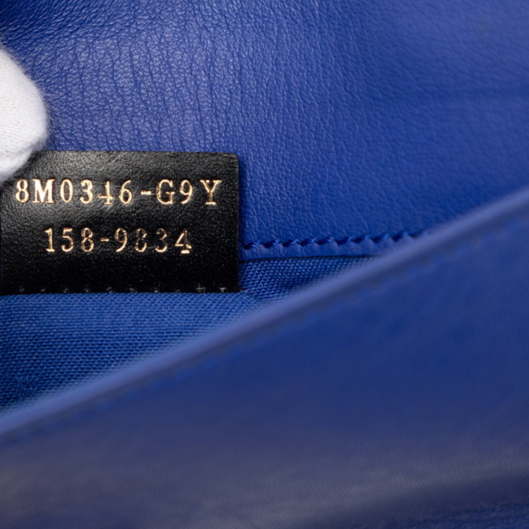 Fendi Blue Leather Shoulder Bag (Pre-Owned)
