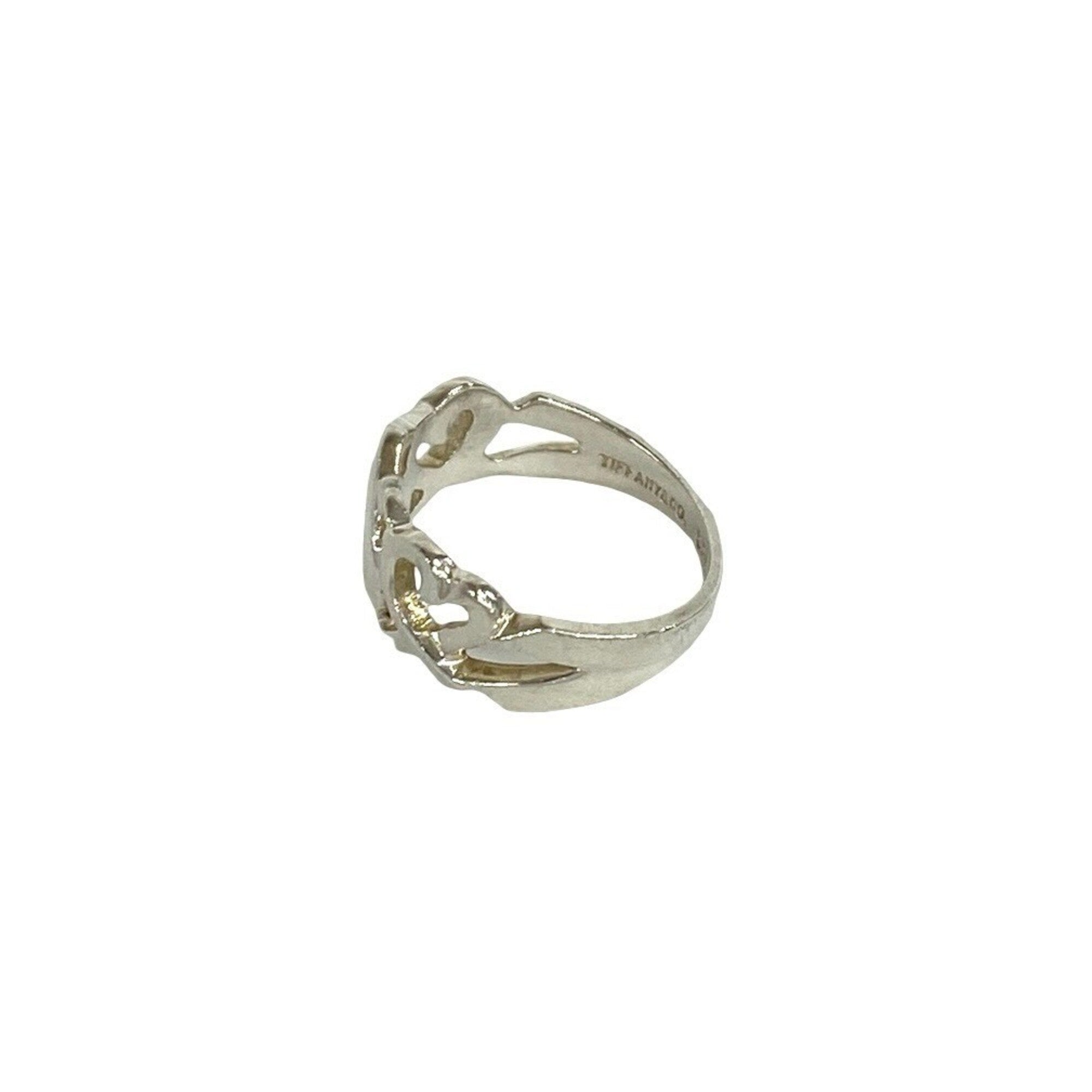 Tiffany Silver Silver 925 Band Ring (Pre-Owned)