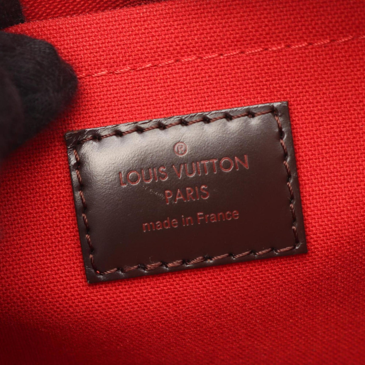 Louis Vuitton Brown Coated Canvas Leather Handbag Shoulder Bag (Pre-Owned)