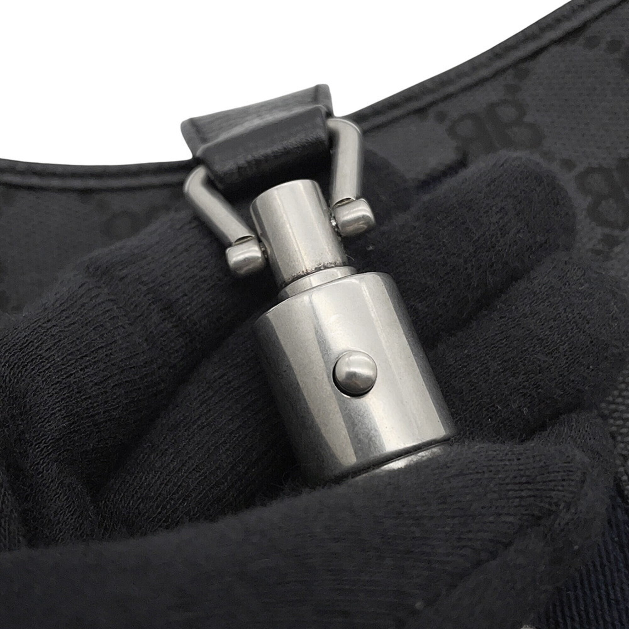 Balenciaga Black Canvas Handbag Shoulder Bag (Pre-Owned)