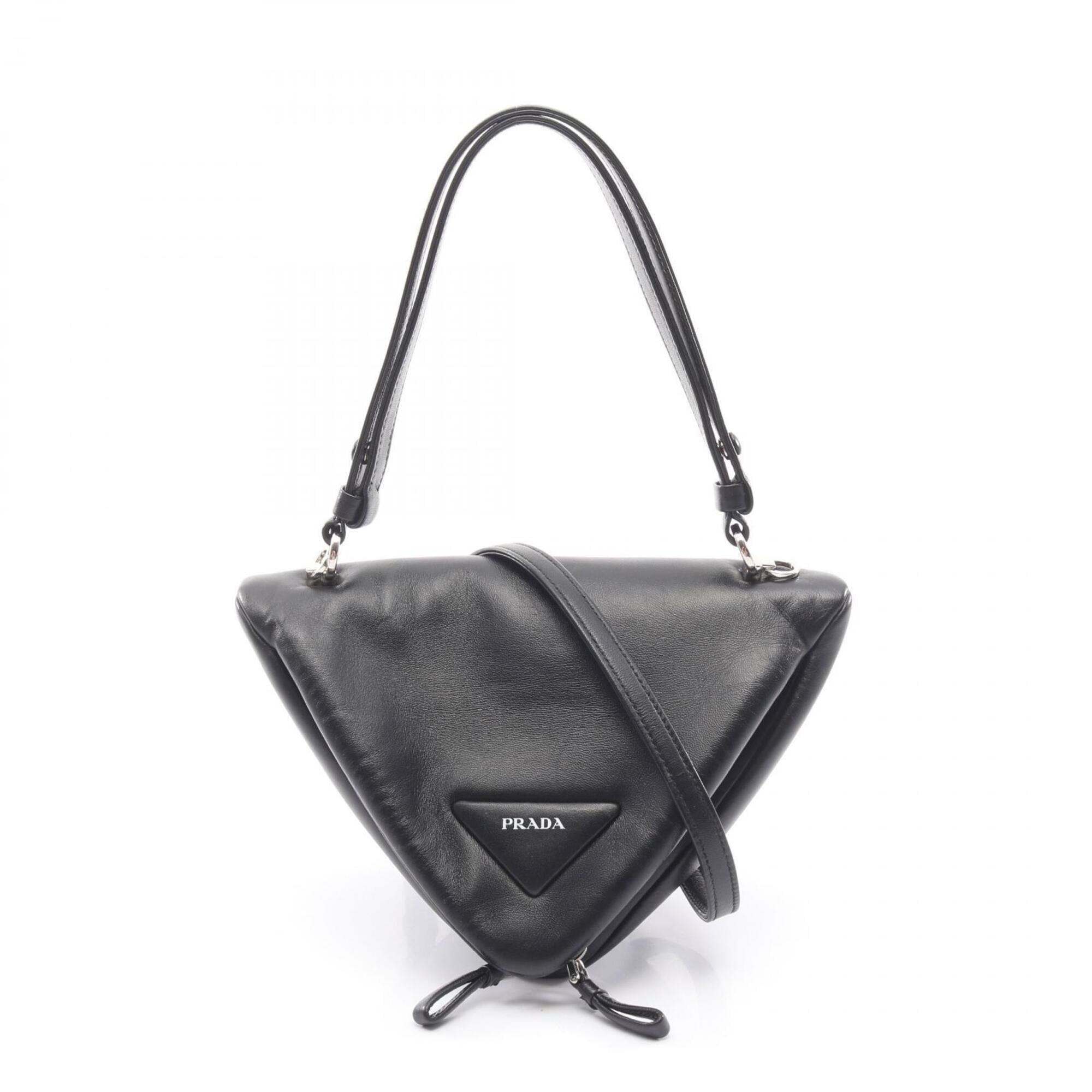 Prada Black Leather Handbag (Pre-Owned)
