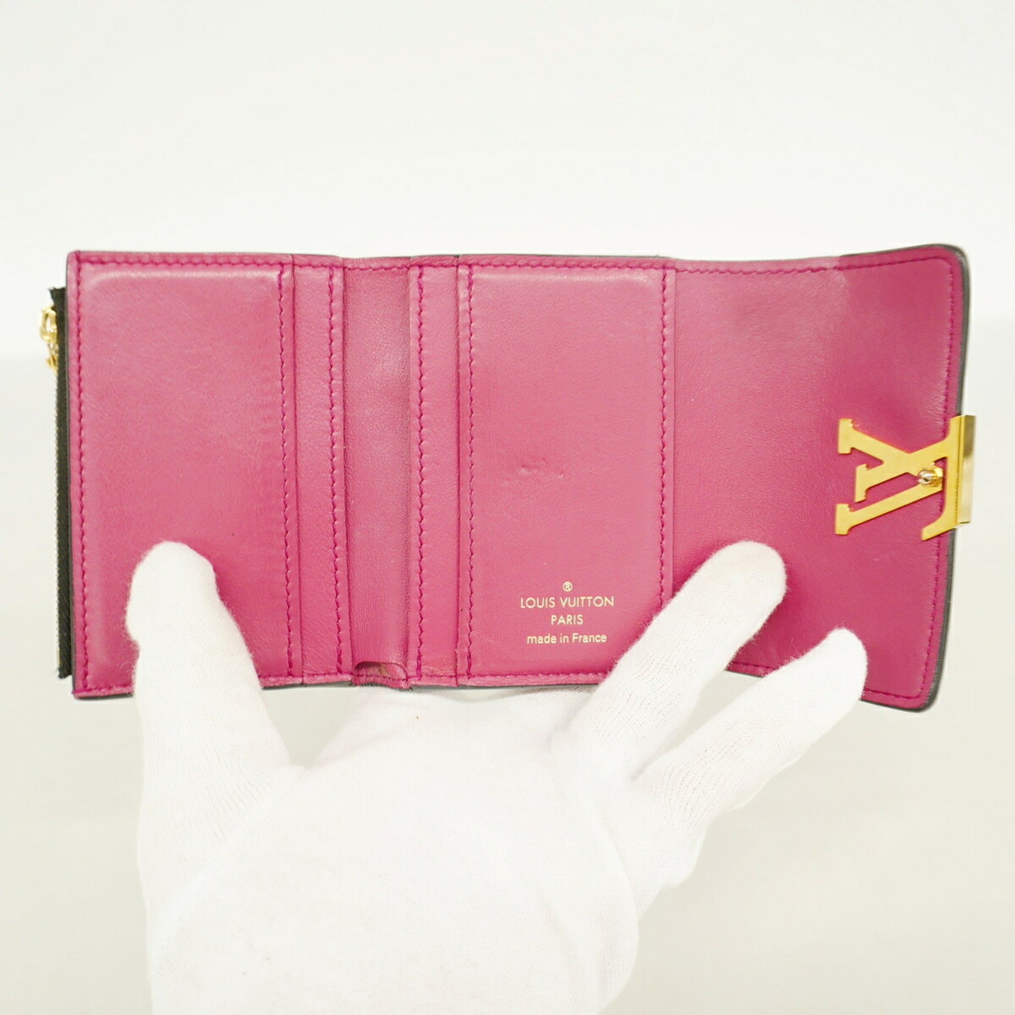 Louis Vuitton Noir Wallet (Tri-Fold) (Pre-Owned)