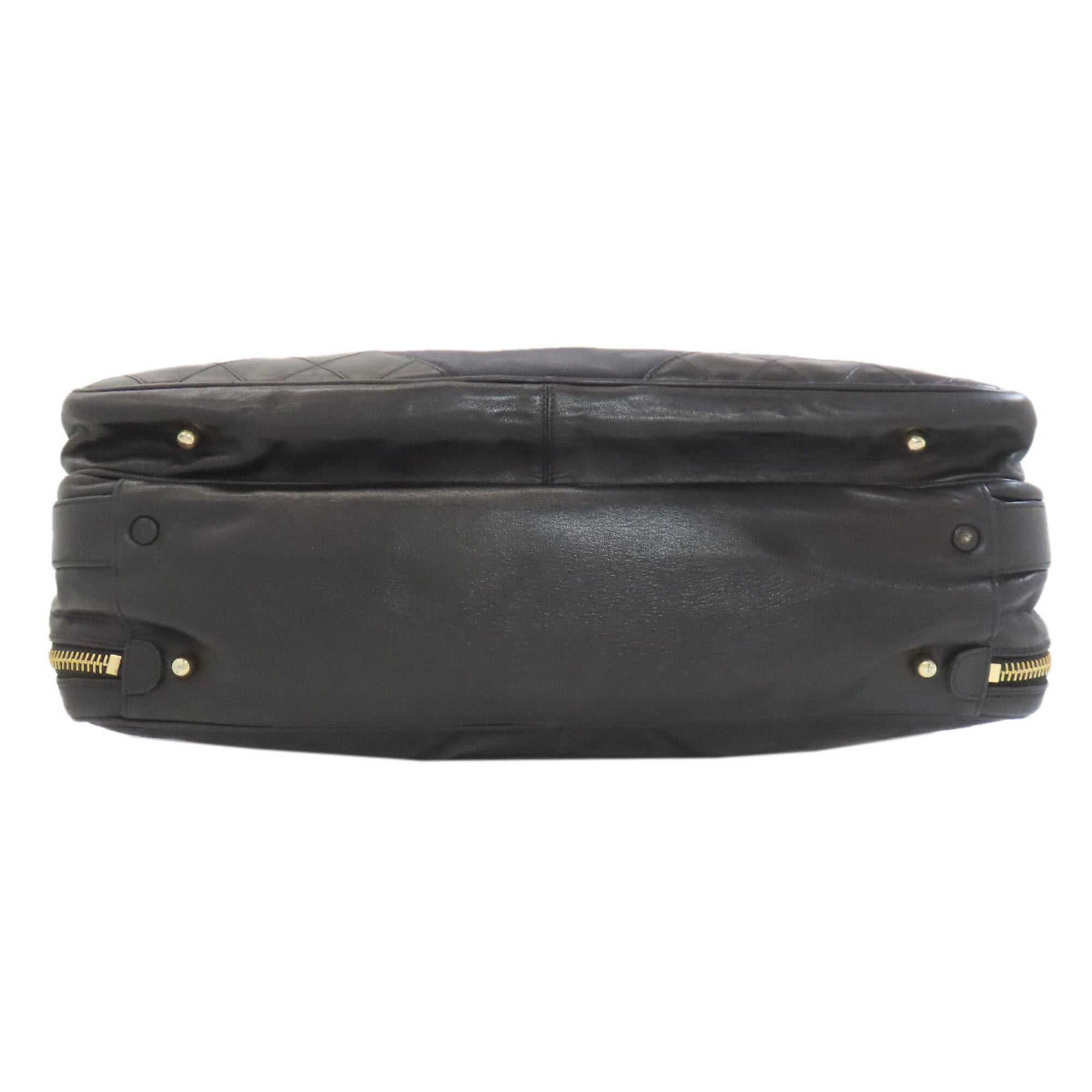 Chanel Black Canvas Briefcase (Pre-Owned)