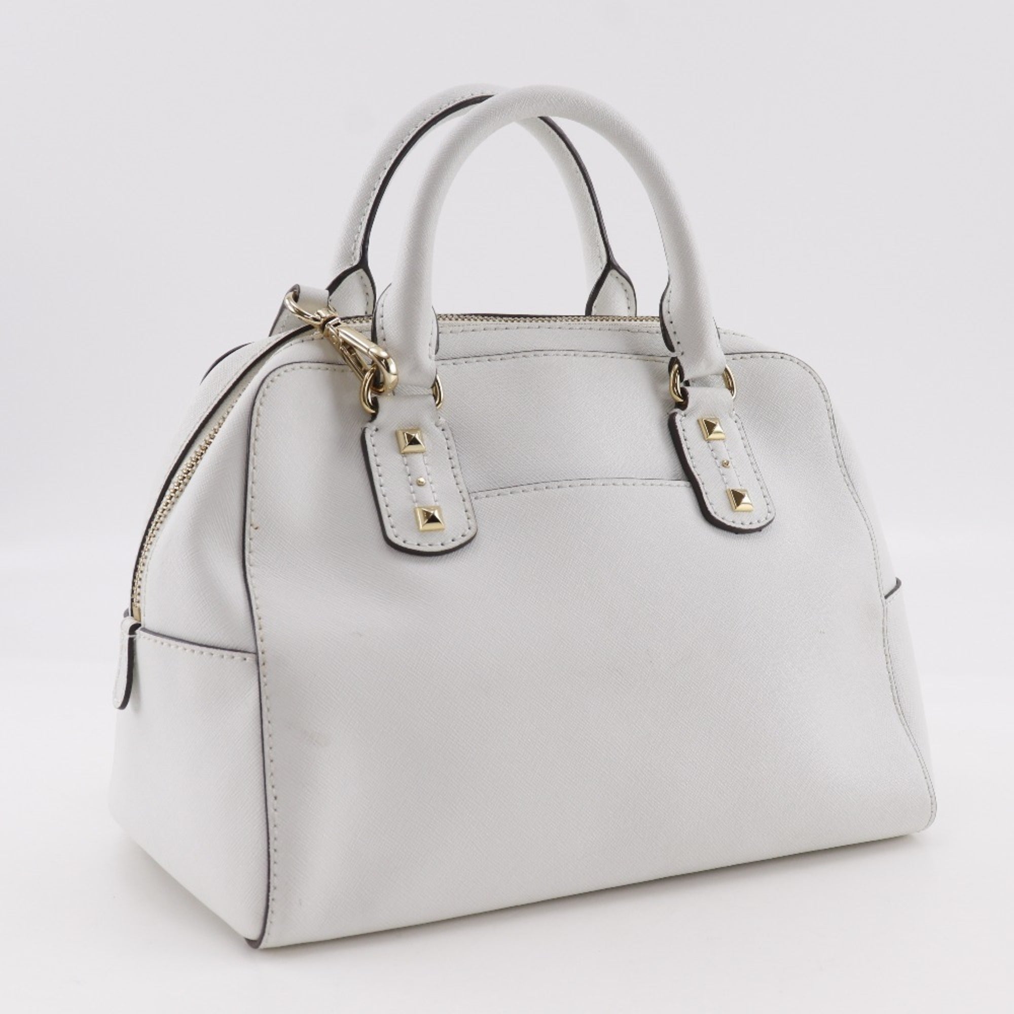 Michael Kors White Leather Handbag (Pre-Owned)