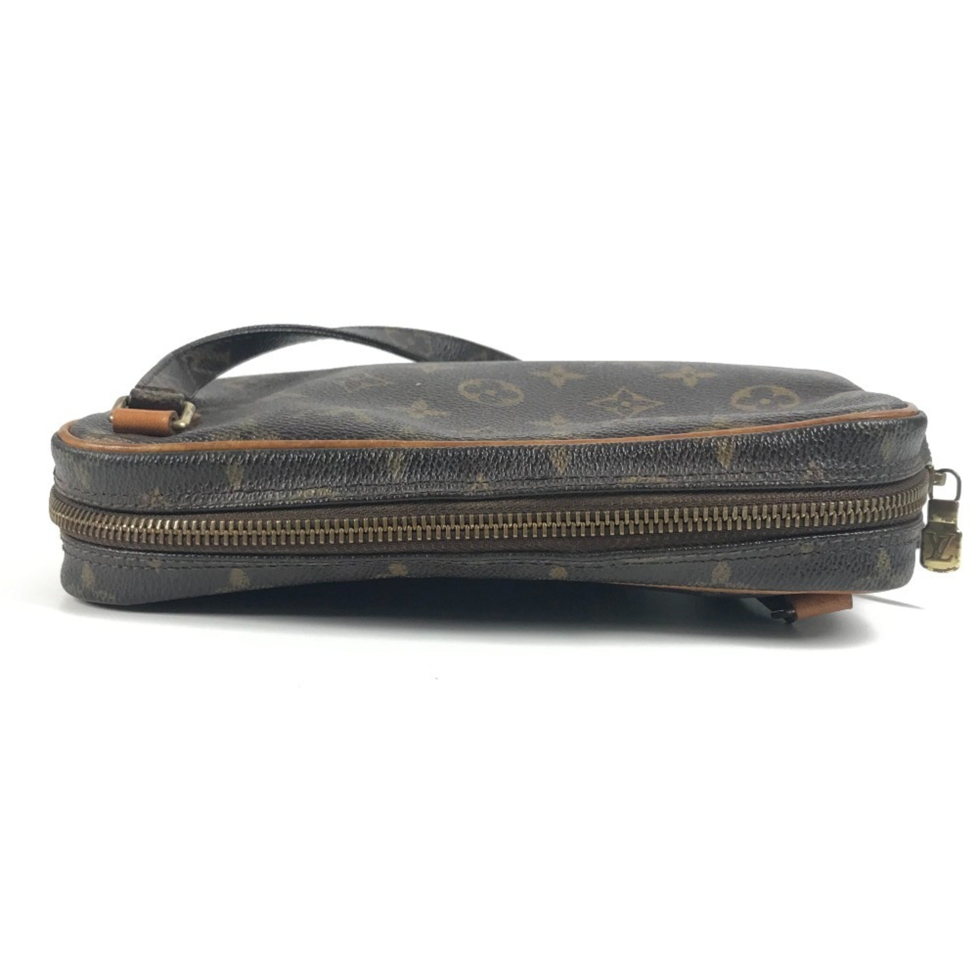 Louis Vuitton Brown Monogram Canvas Pochette Shoulder Bag (Pre-Owned)