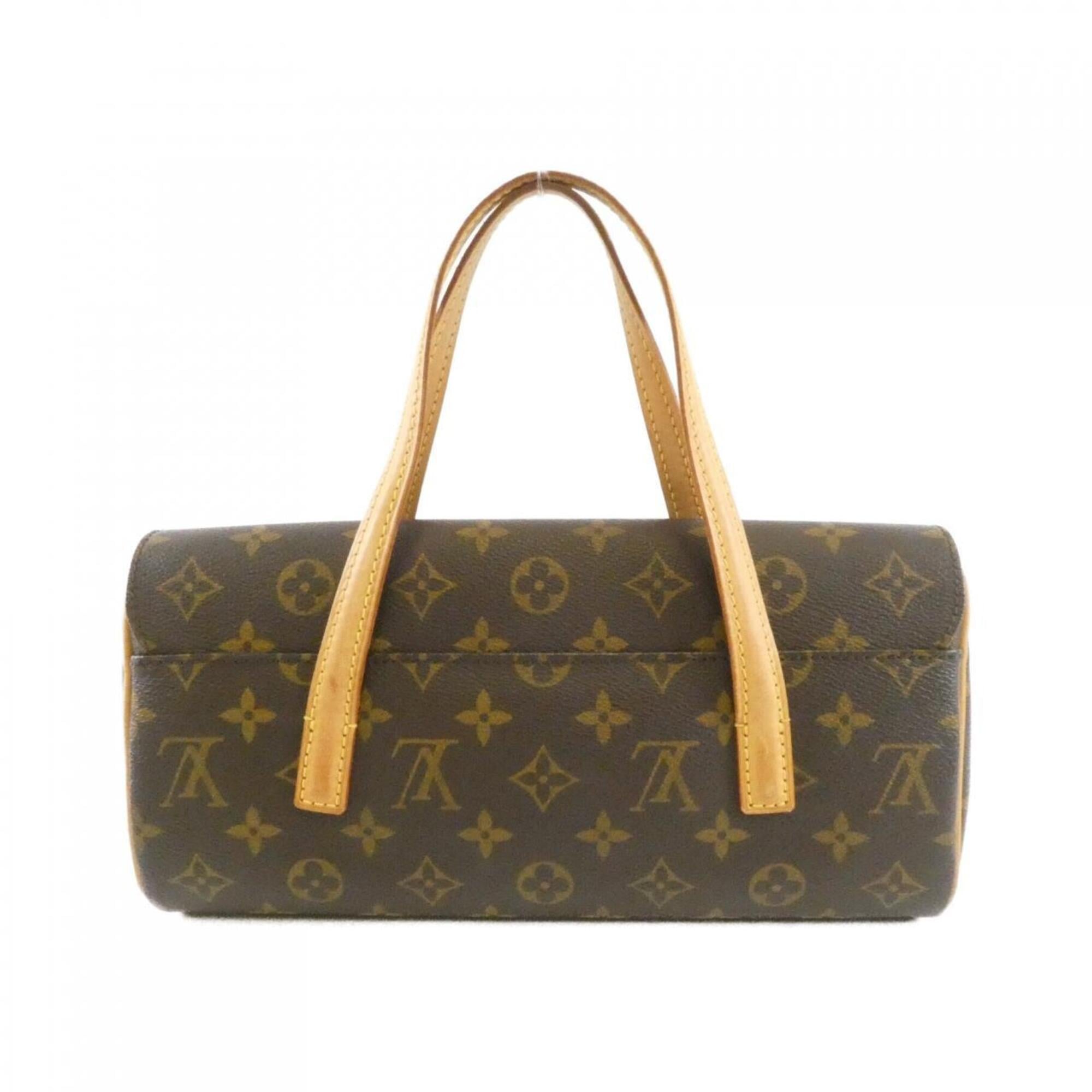 Louis Vuitton Brown Coated Canvas Handbag (Pre-Owned)