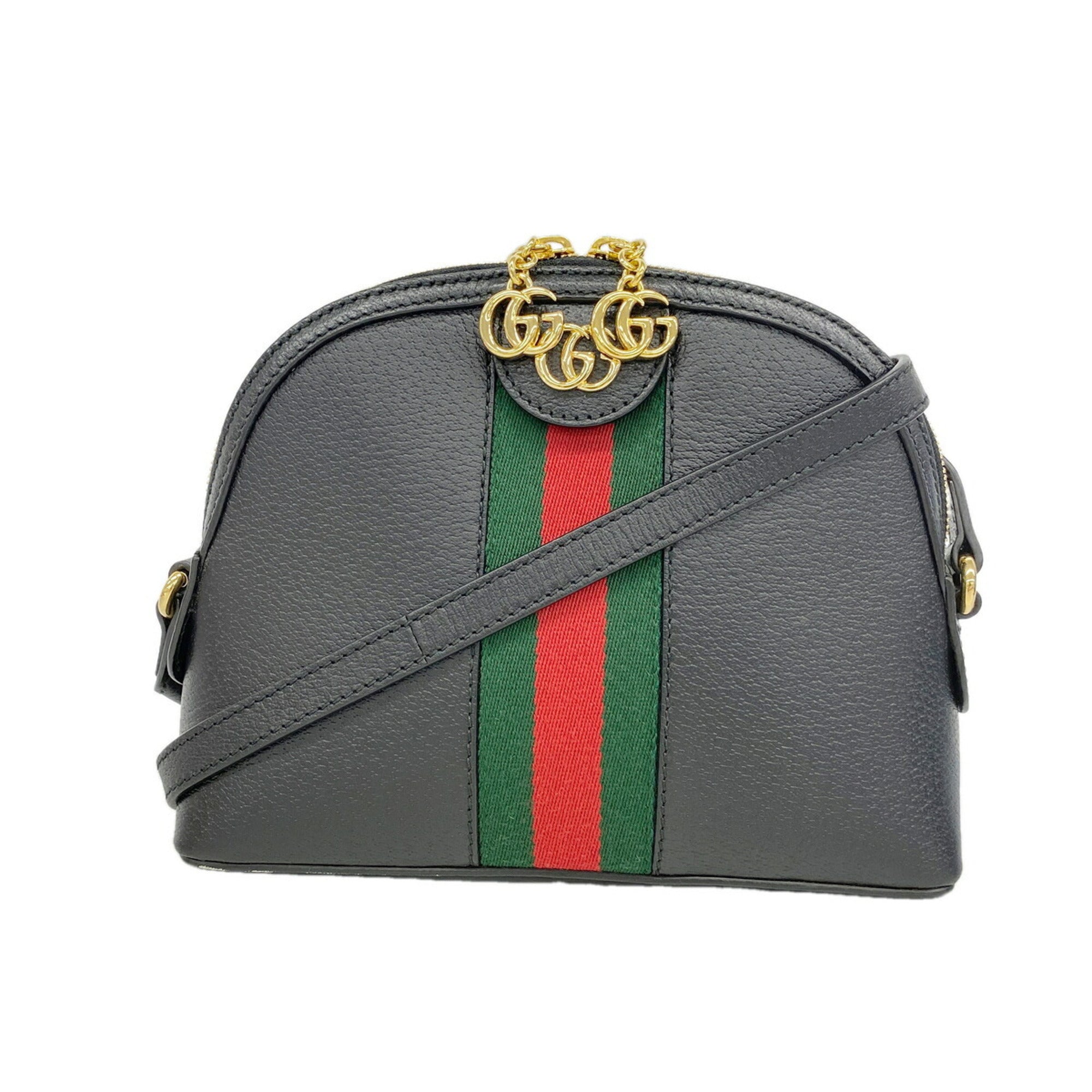 Gucci Black Leather Shoulder Bag (Pre-Owned)