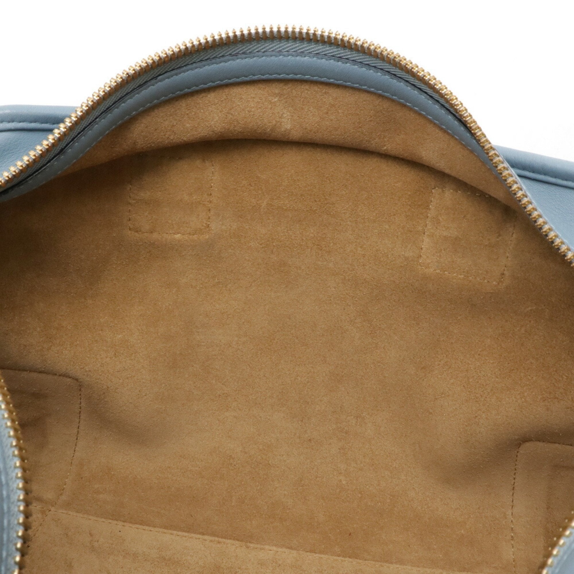 Loewe Amazona Baby Blue Light Blue Leather Boston Bag Handbag Shoulder Bag (Pre-Owned)