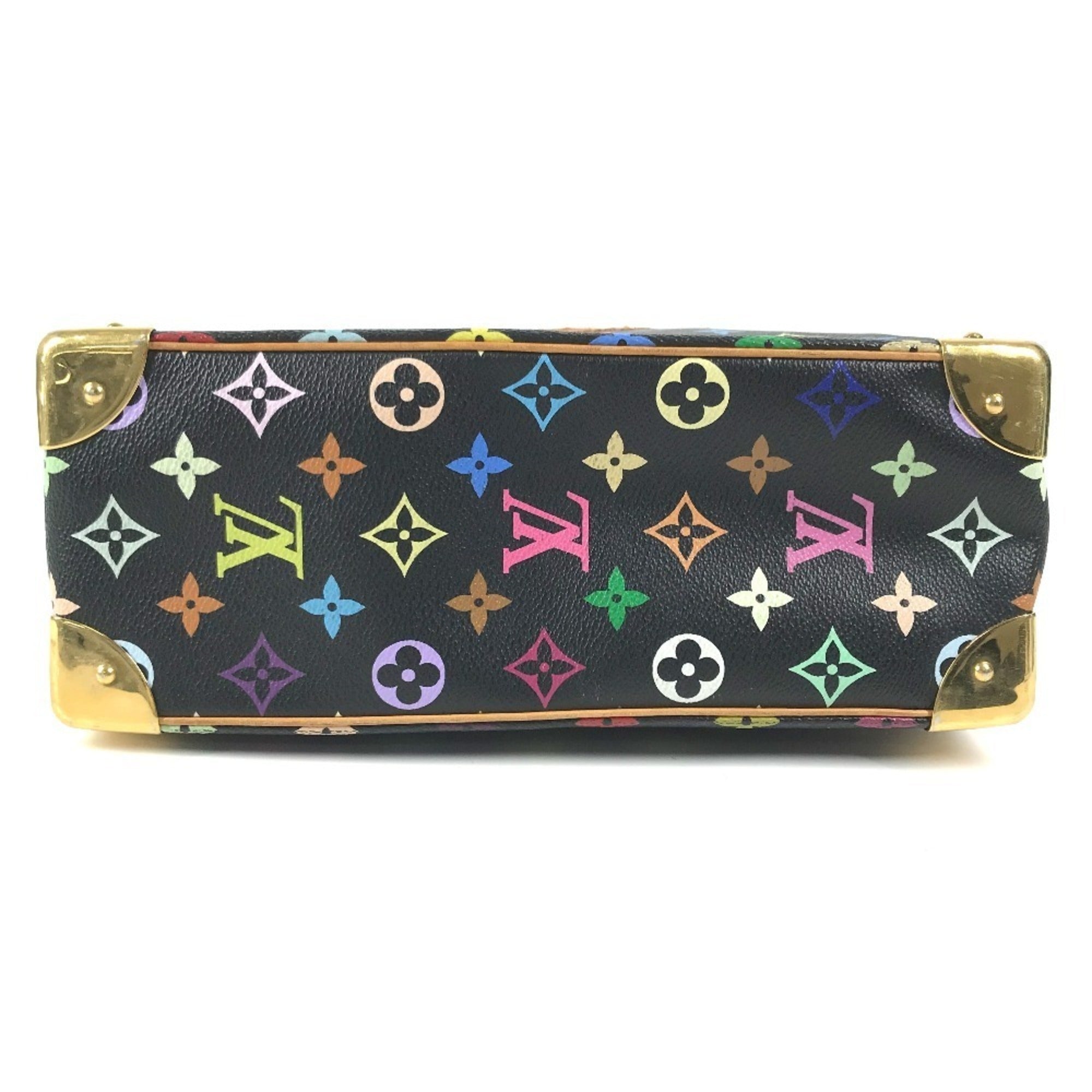 Louis Vuitton Black Multi-Color Noir Monogram Multicolore Handbag (Pre-Owned)