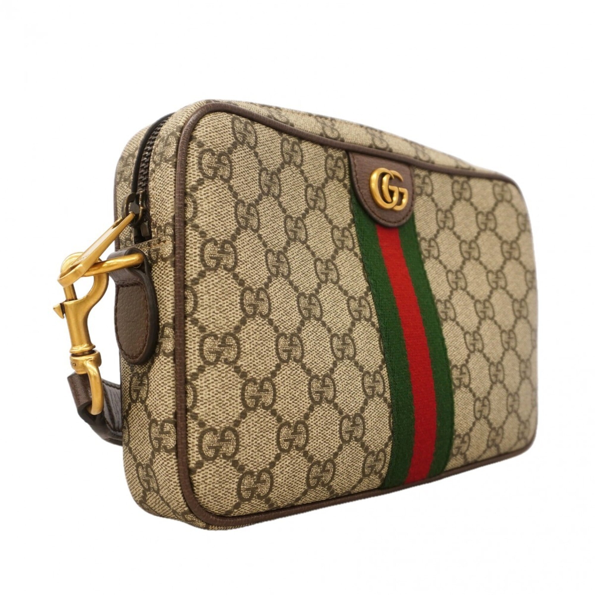 Gucci Brown Pvc Shoulder Bag (Pre-Owned)