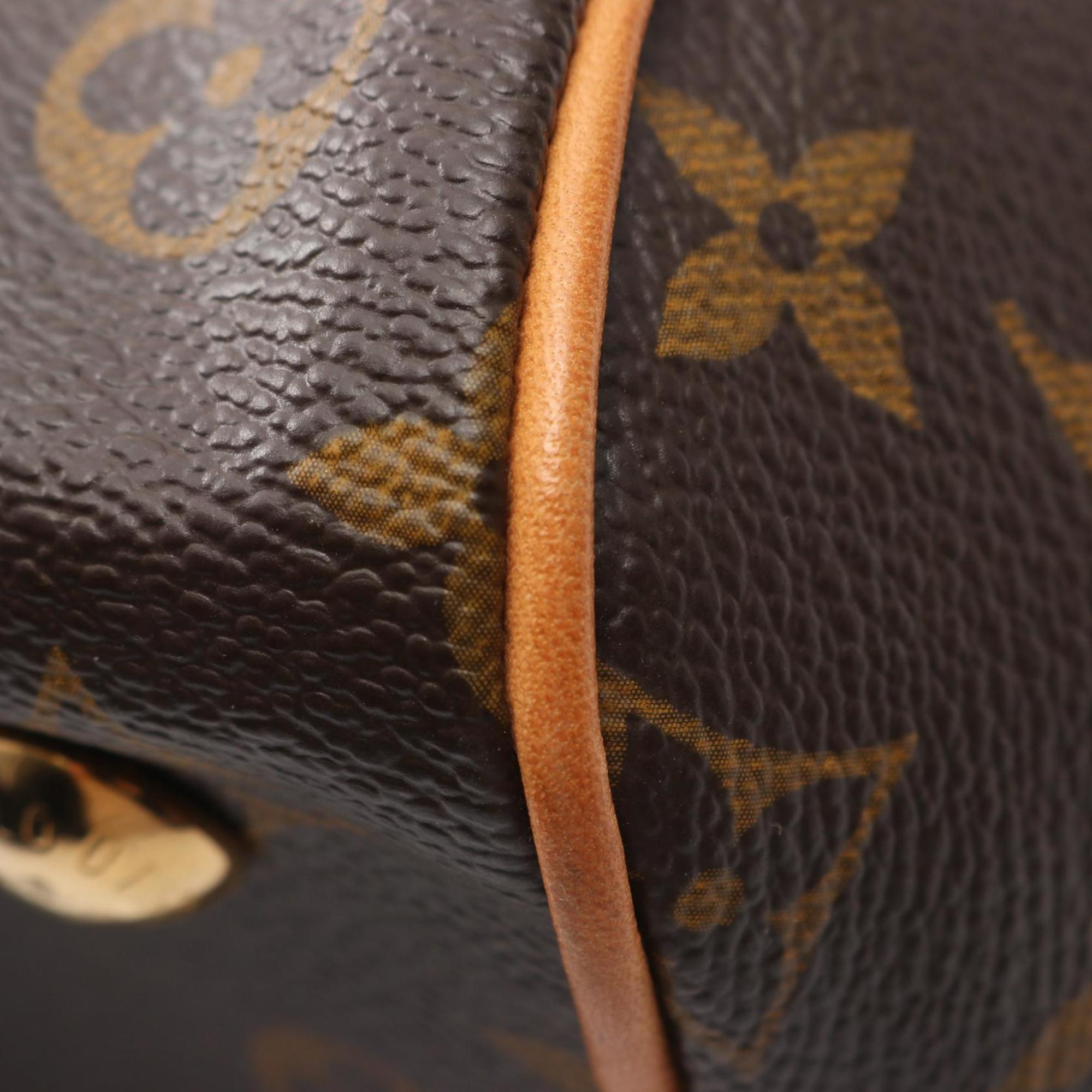 Louis Vuitton Brown Coated Canvas Leather Handbag (Pre-Owned)