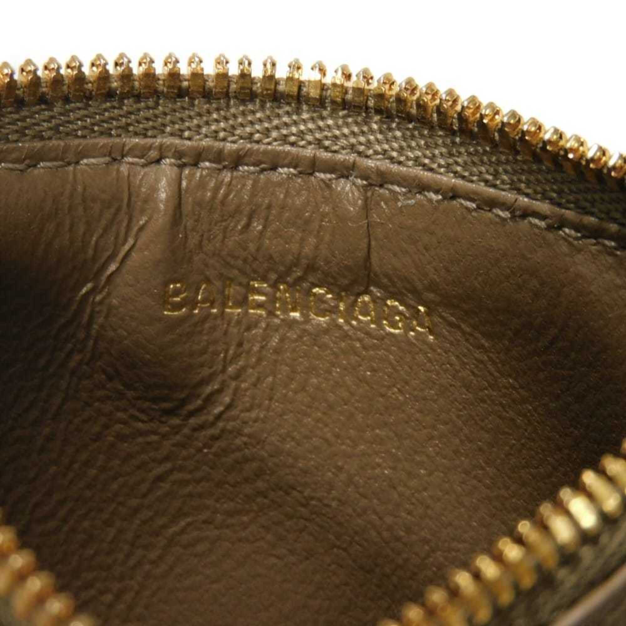 Balenciaga Beige Coated Canvas Pouch (Pre-Owned)