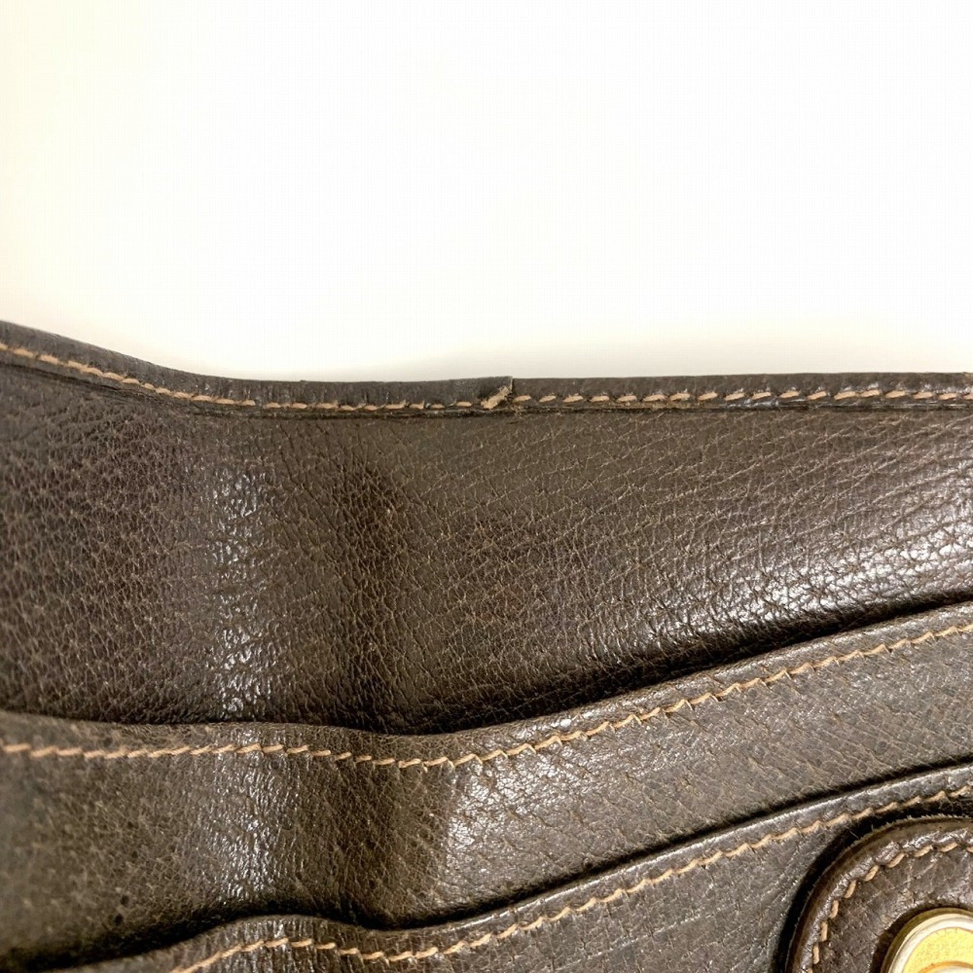 Gucci Brown Gg Supreme Leather Wallet (Bi-Fold) (Pre-Owned)