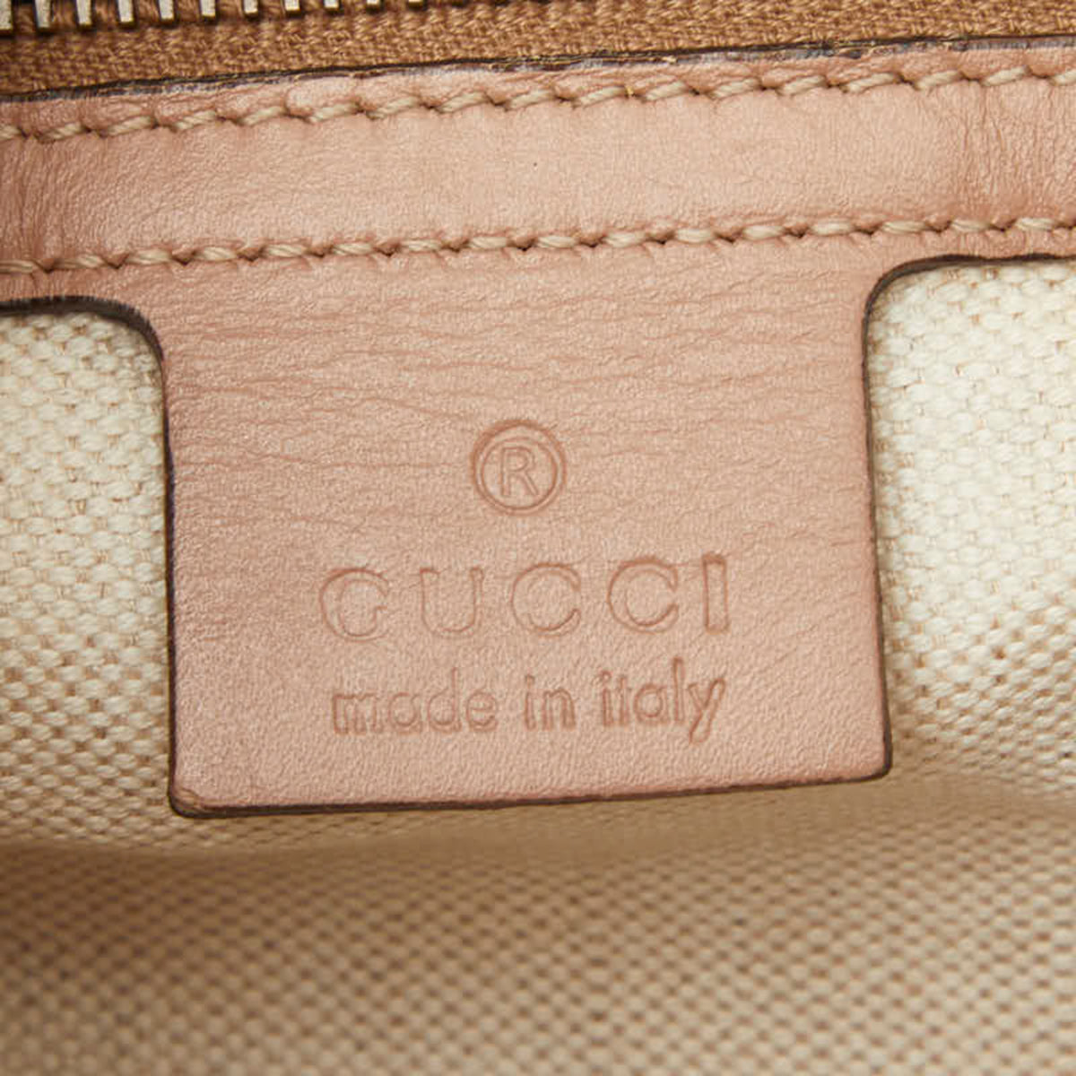 Gucci Pink Leather Handbag Tote Bag (Pre-Owned)