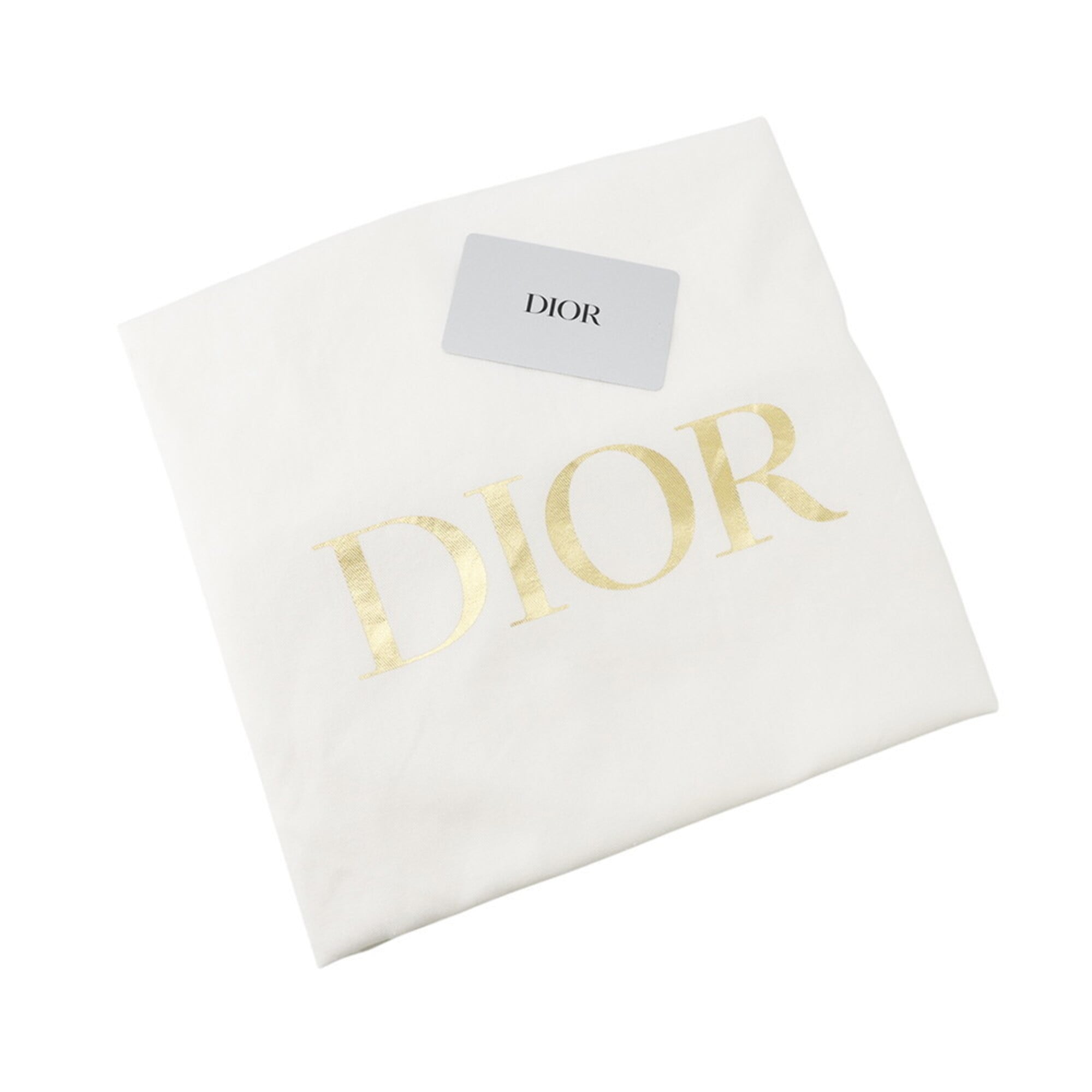 Christian Dior Beige White Canvas Tote Bag (Pre-Owned)