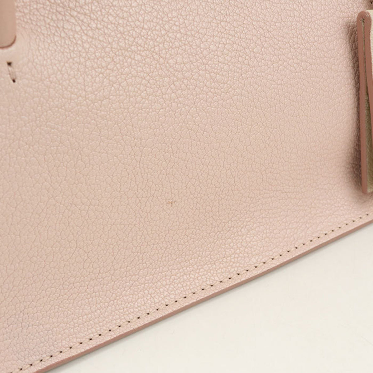Miu Miu Pink Leather Tote Bag (Pre-Owned)