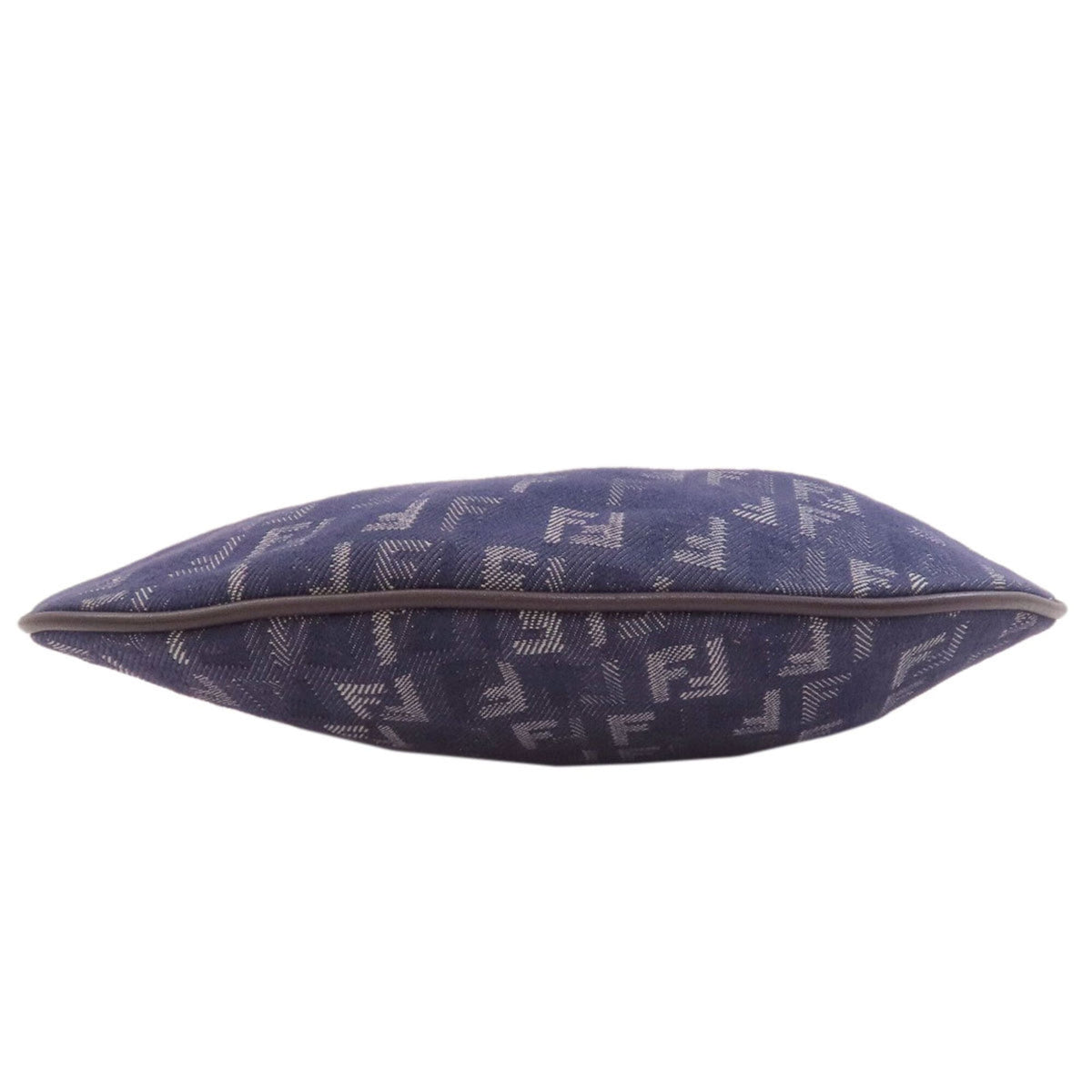 Fendi Zucchino Blue Canvas Tote Bag (Pre-Owned)