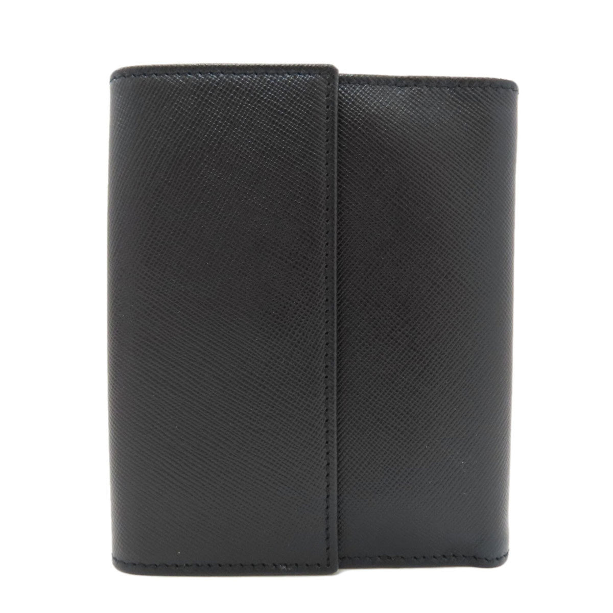 Salvatore Ferragamo Black Leather Wallet (Bi-Fold) (Pre-Owned)