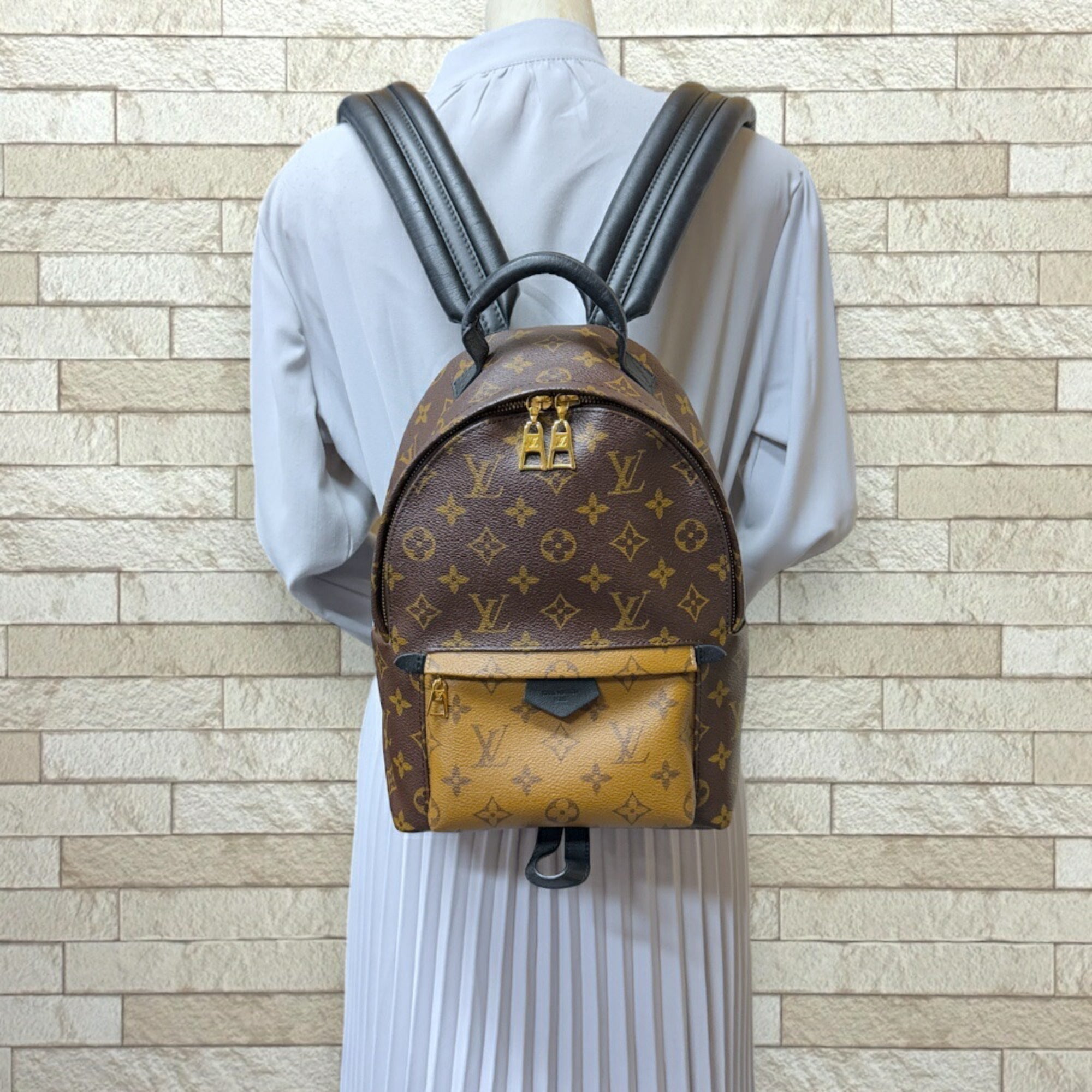 Louis Vuitton Brown Monogram Monogram Monogram Reverse Backpack (Pre-Owned)