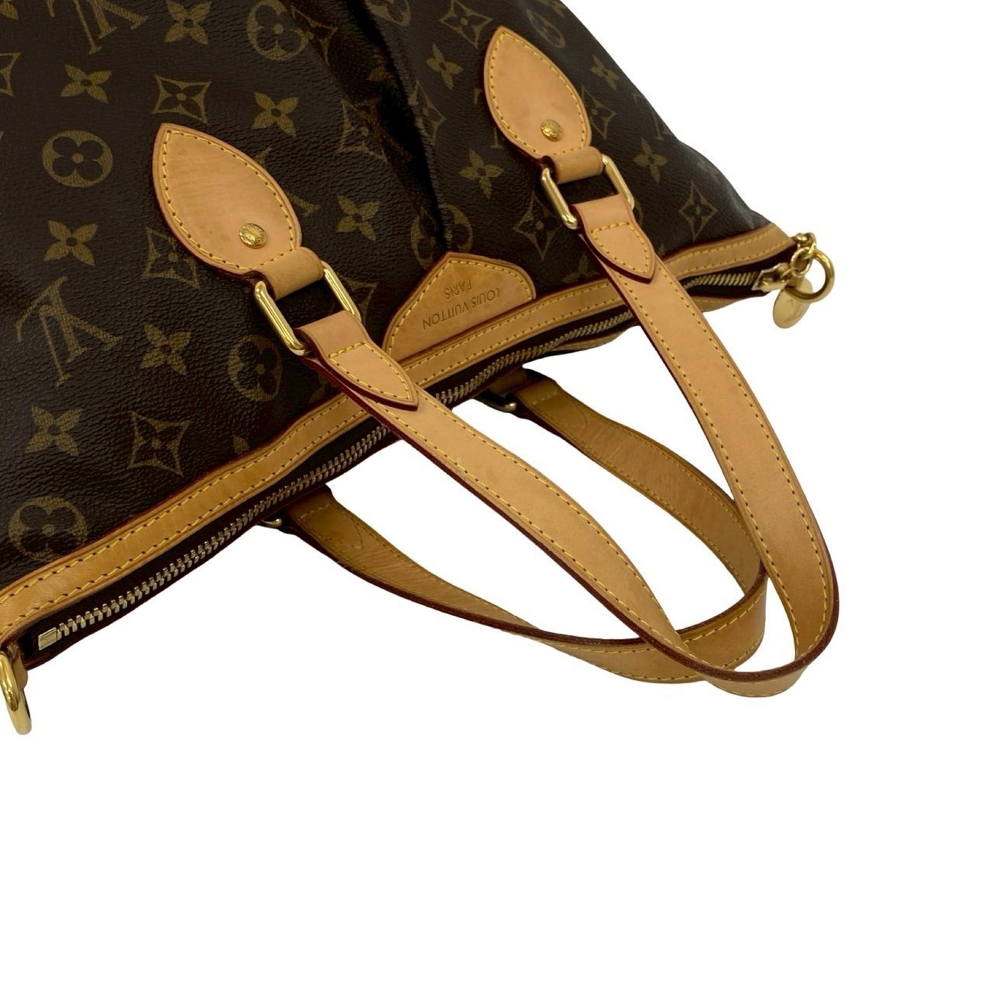 Louis Vuitton Brown Leather Pvc Handbag Shoulder Bag (Pre-Owned)
