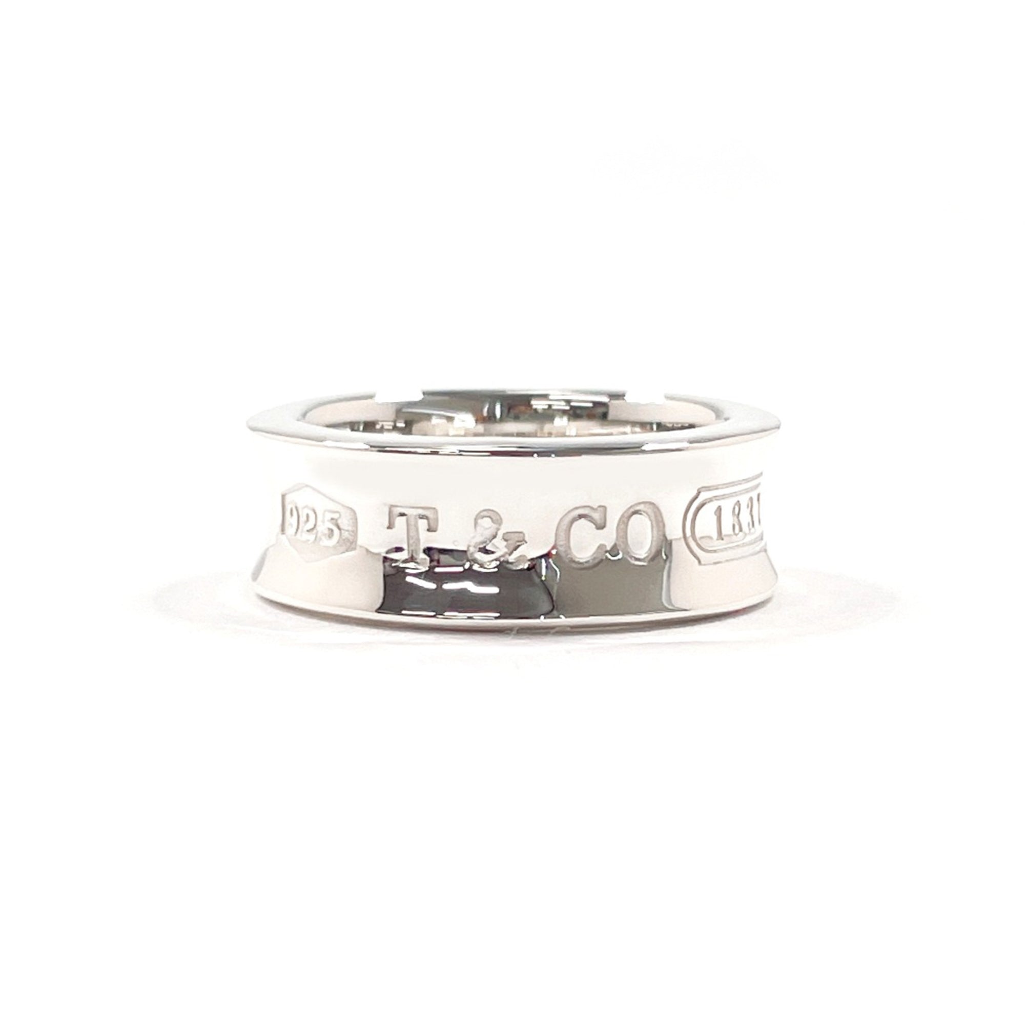 Tiffany Silver Silver 925 Band Ring (Pre-Owned)
