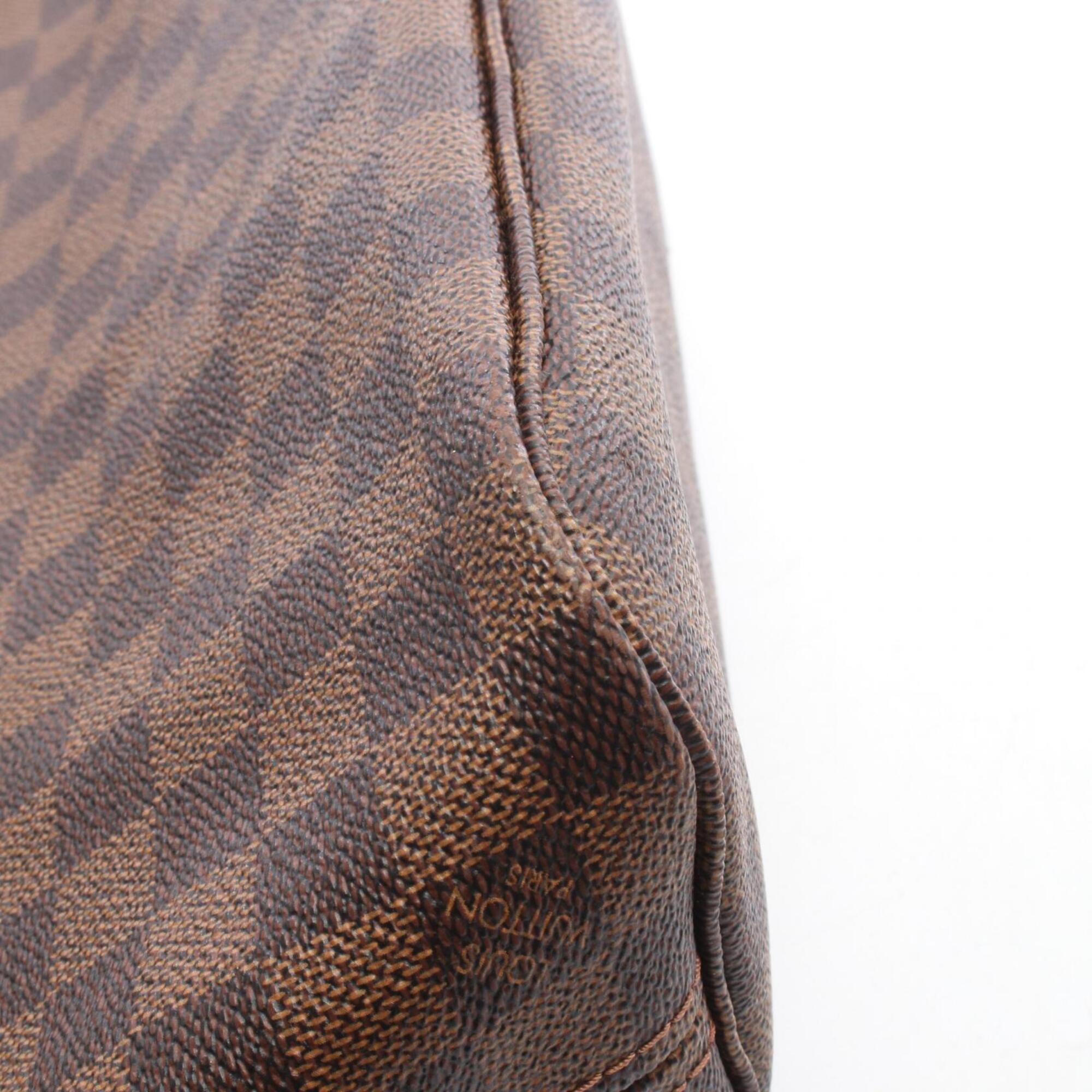 Louis Vuitton Brown Damier Canvas Coated Canvas Damier Canvas Leather Handbag Tote Bag (Pre-Owned)