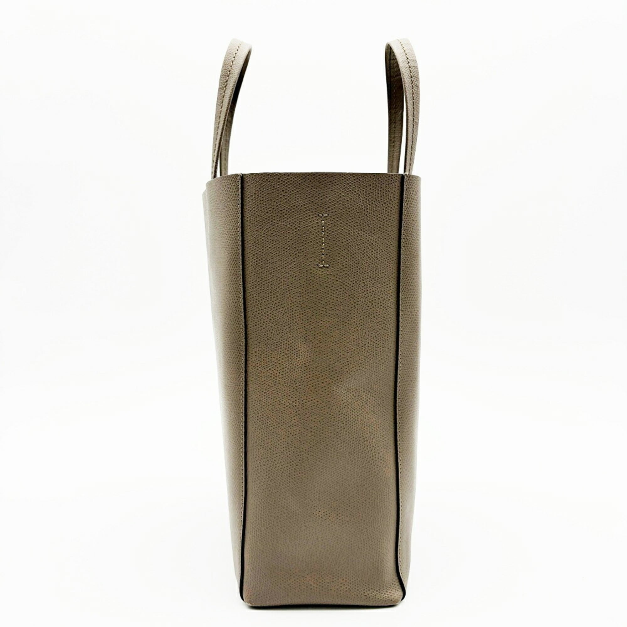Celine Grayish Leather Shoulder Bag Tote Bag (Pre-Owned)